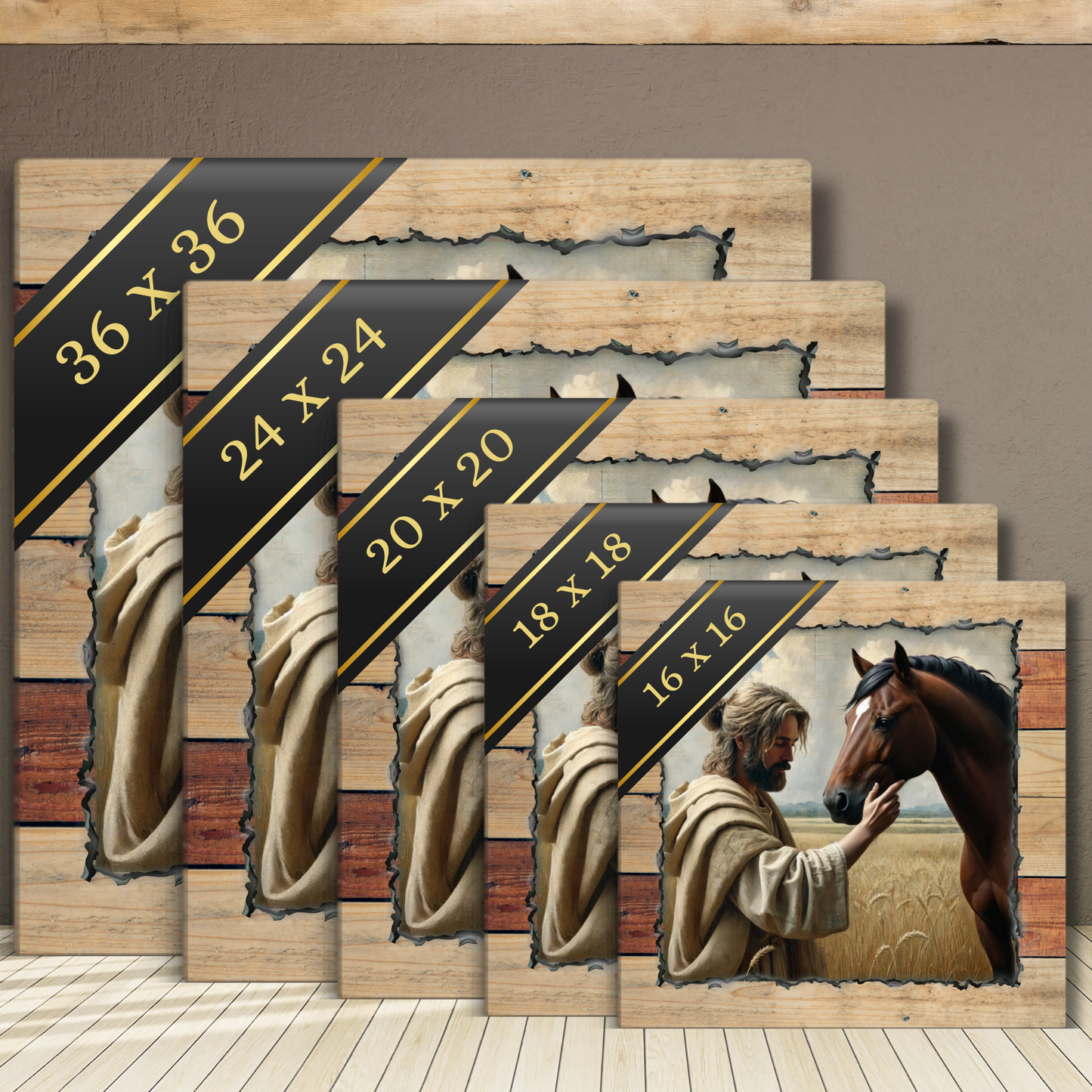 Canvas: The Sentinel | Praying Christian Wall Art | Canvas Bible Art | Christian Canvas Art | Saint Artwork | Faith Wall Art | Prayer