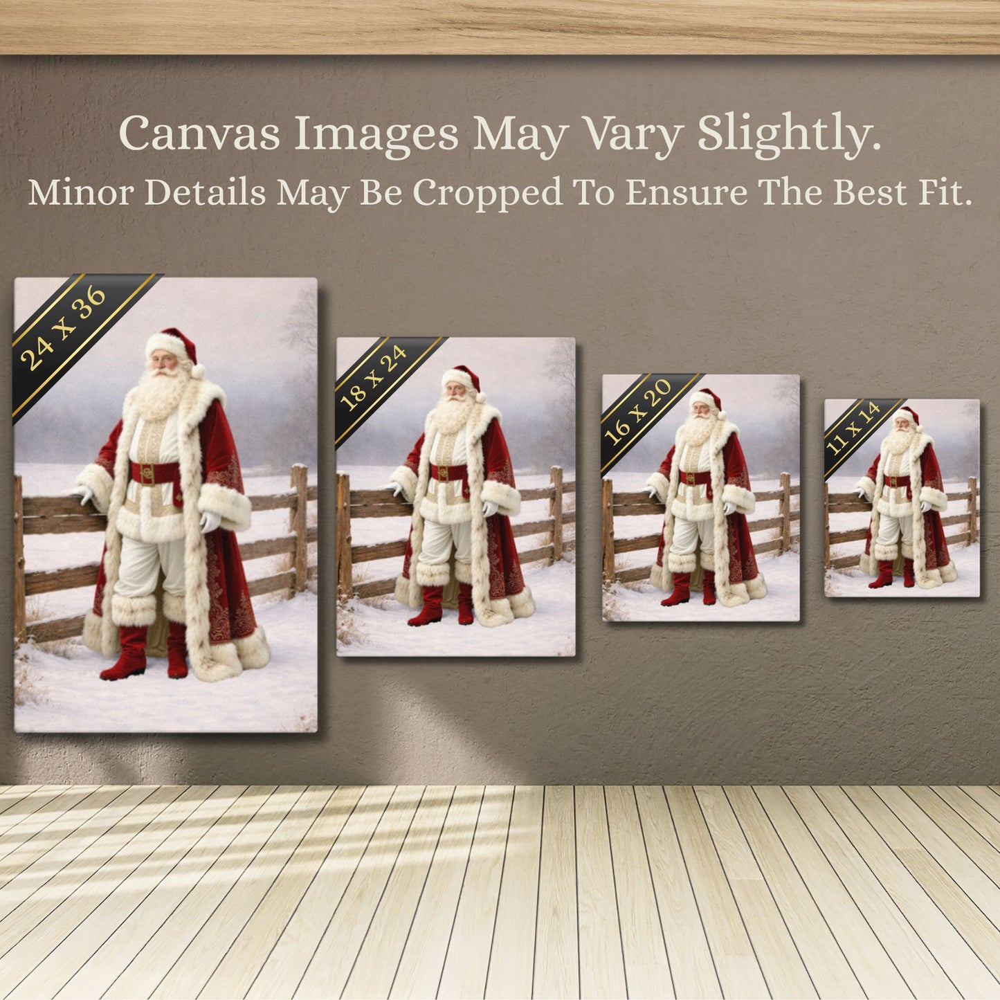 Thin Canvas: Noble Saint Nicholas | Santa Claus | Christmas Art | Fine Canvas Art