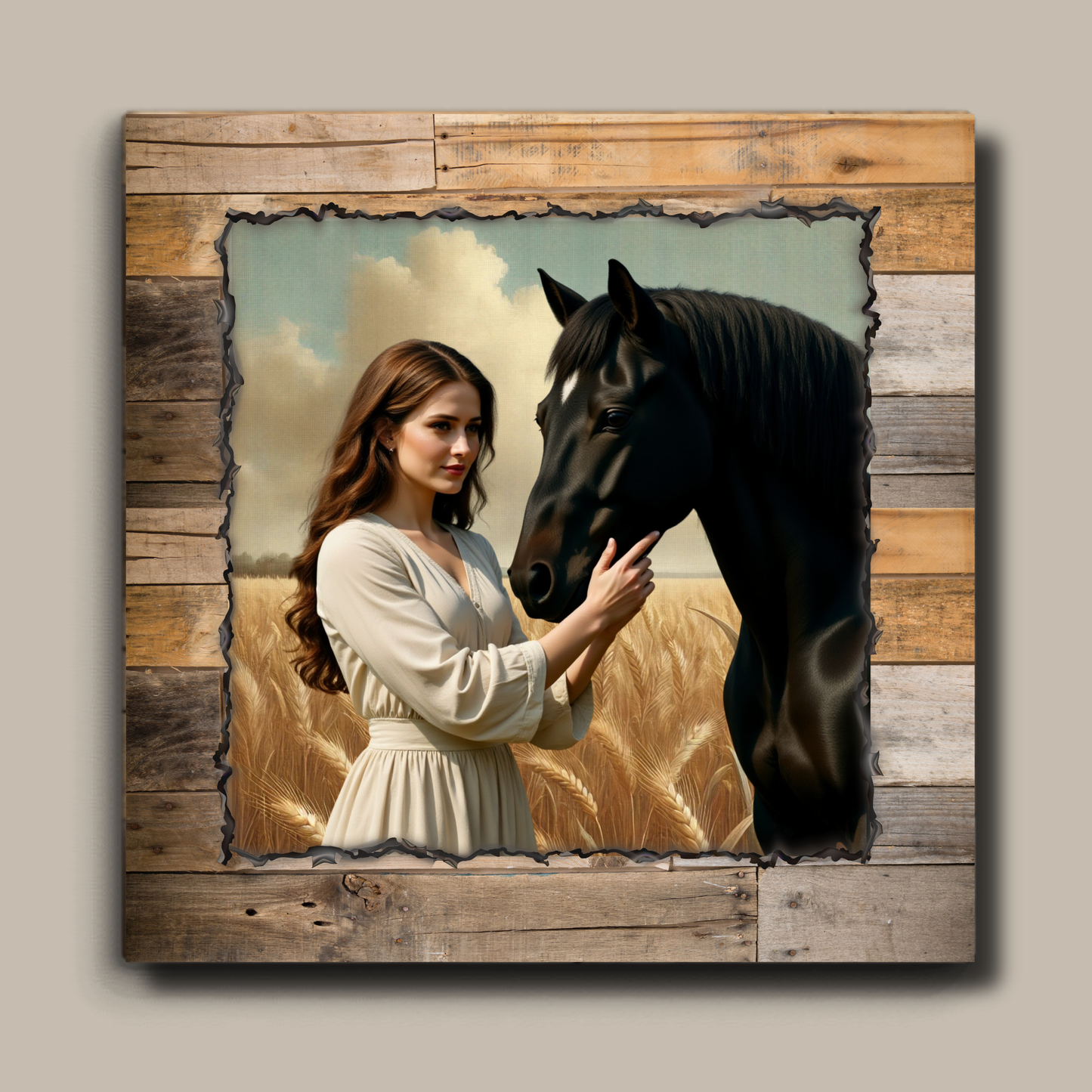 Canvas: Serenity | Christian Wall Art | Canvas Bible Art | Christian Canvas Art | Saint Artwork | Faith Wall Art