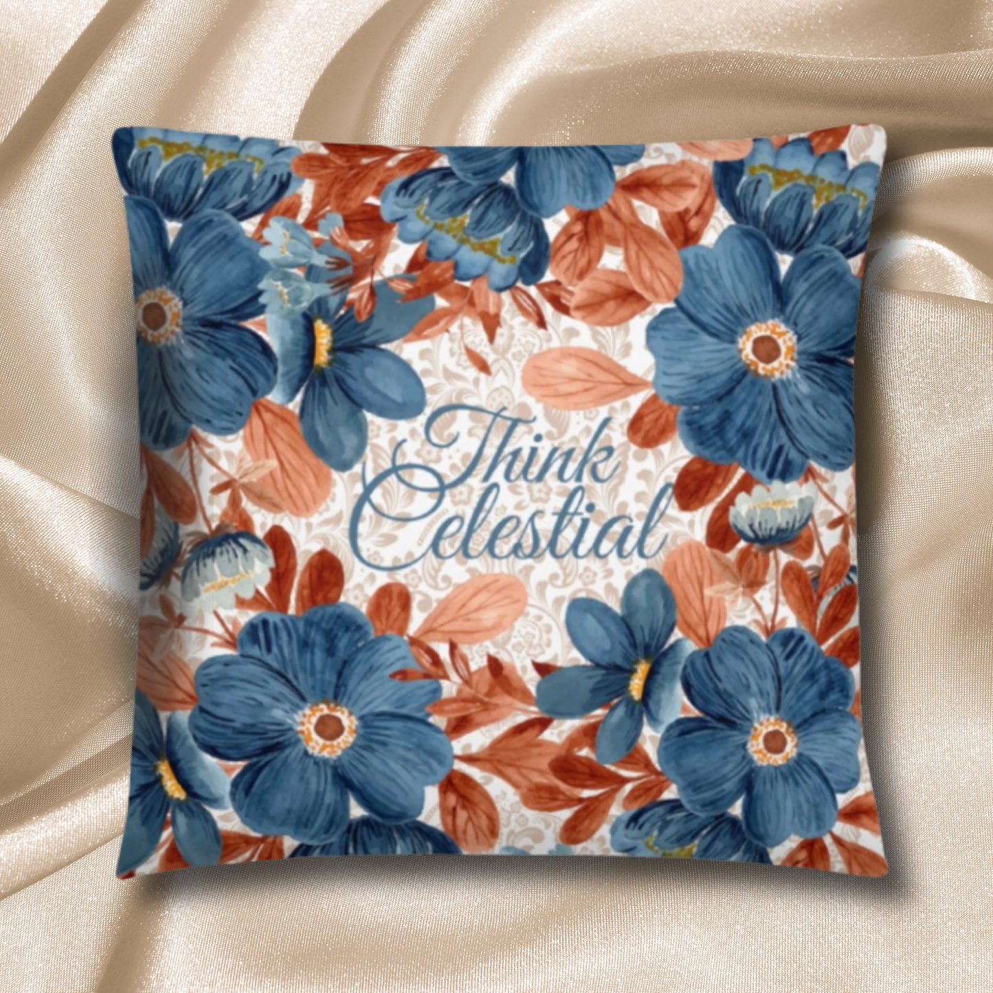 Think Celestial Pillow #3 | Think Celestial Print | Think Celestial Quote | Celestial Fabric | Celestial Home Décor | President Nelson Quote