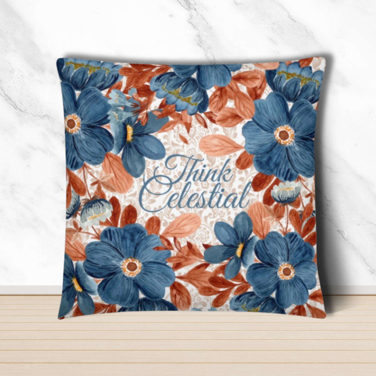 Think Celestial Pillow #3 | Think Celestial Print | Think Celestial Quote | Celestial Fabric | Celestial Home Décor | President Nelson Quote