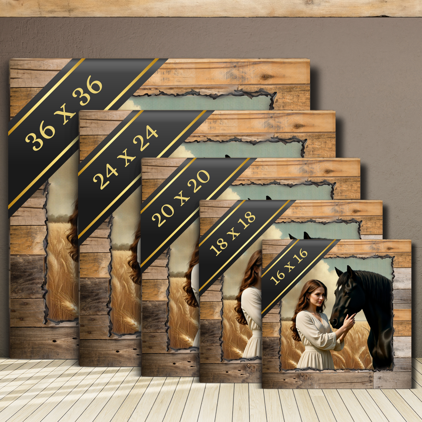 Canvas: Serenity | Christian Wall Art | Canvas Bible Art | Christian Canvas Art | Saint Artwork | Faith Wall Art