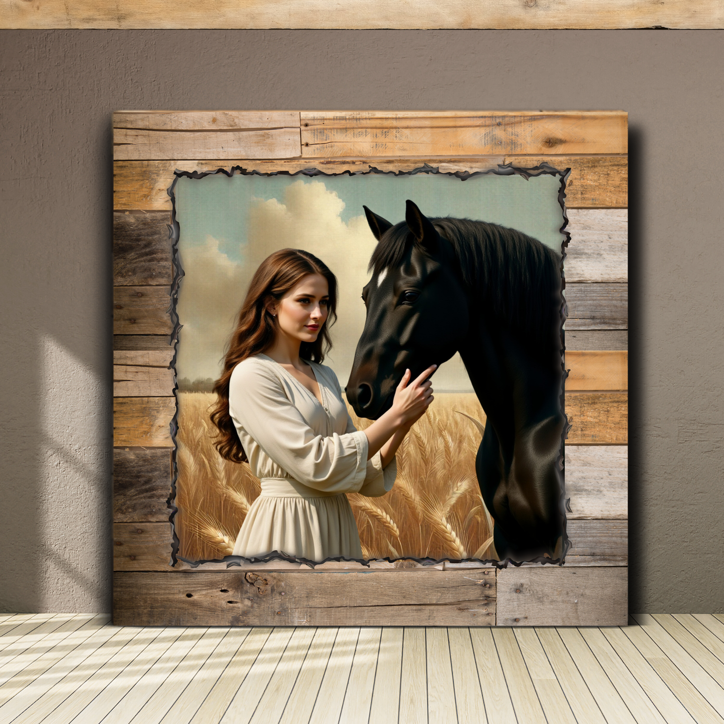 Canvas: Serenity | Christian Wall Art | Canvas Bible Art | Christian Canvas Art | Saint Artwork | Faith Wall Art