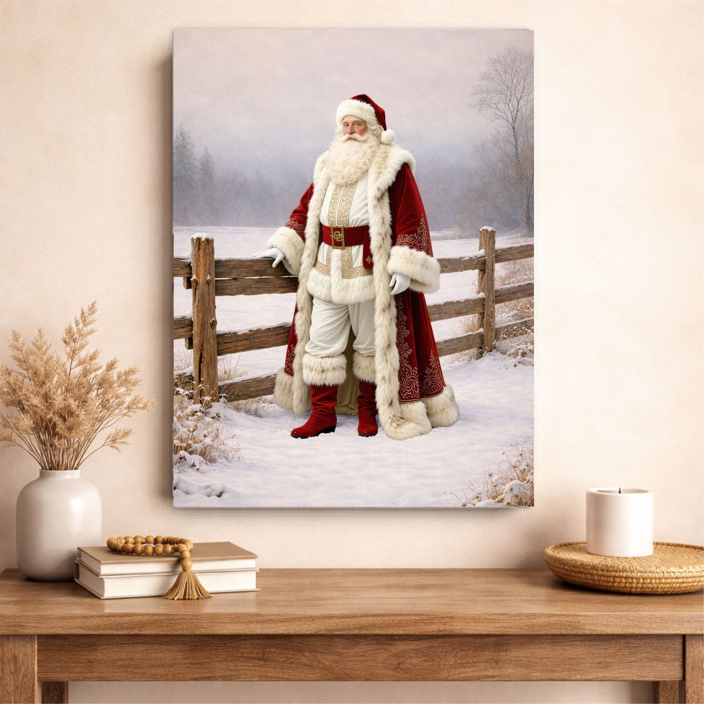 Thin Canvas: Noble Saint Nicholas | Santa Claus | Christmas Art | Fine Canvas Art