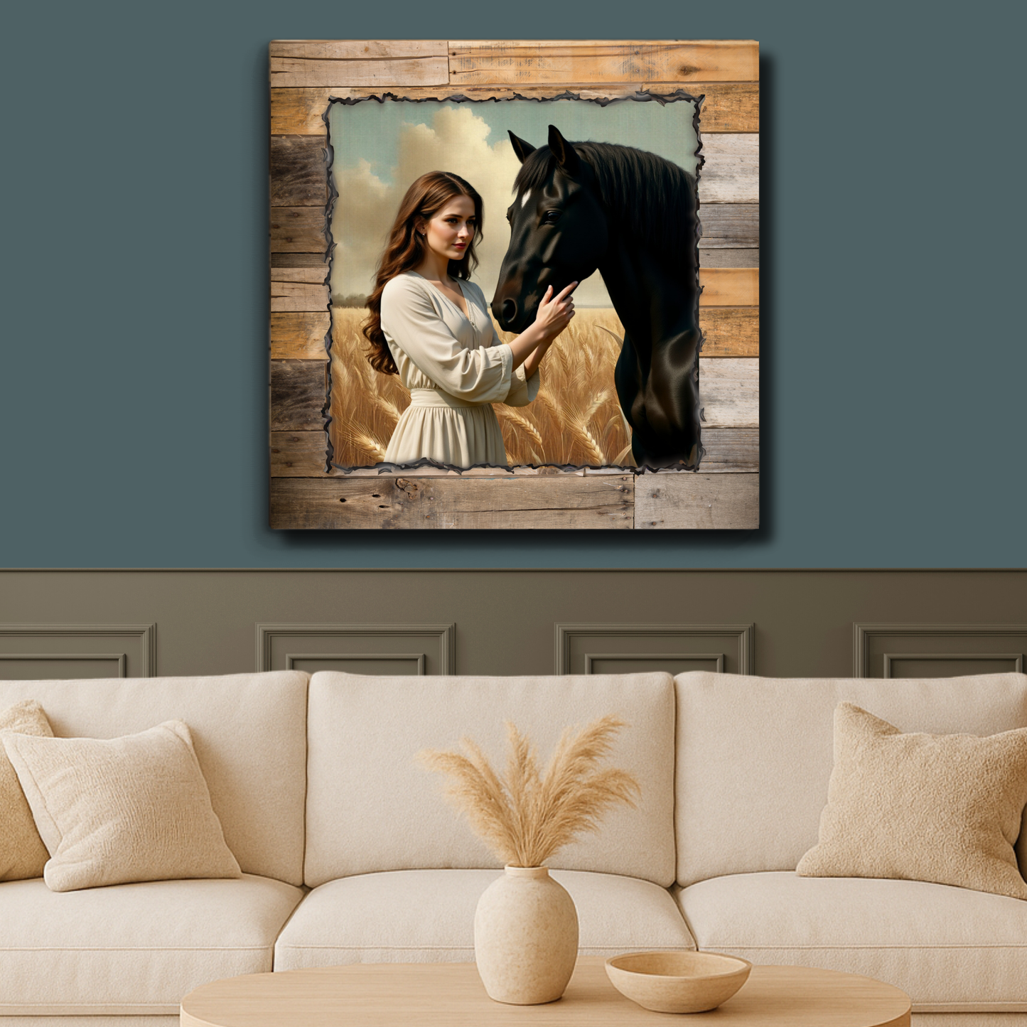 Canvas: Serenity | Christian Wall Art | Canvas Bible Art | Christian Canvas Art | Saint Artwork | Faith Wall Art