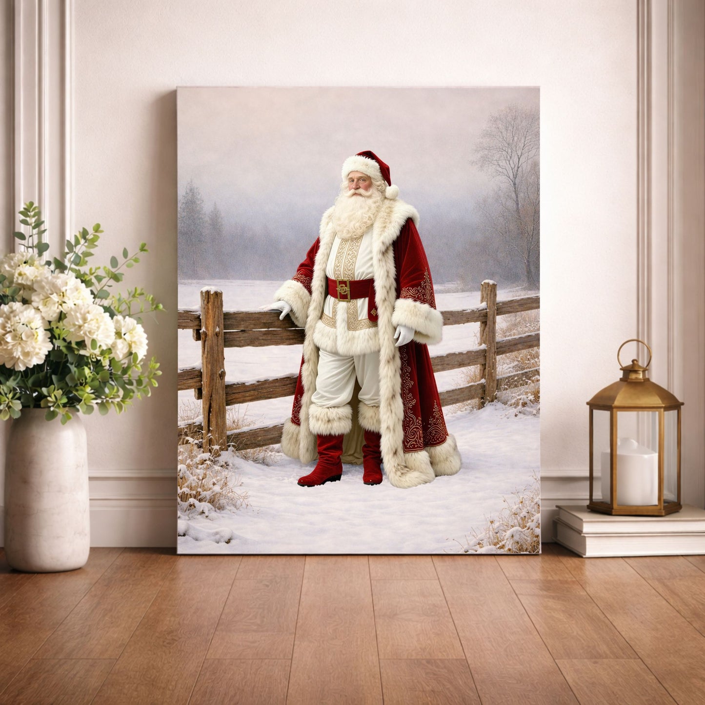 Thin Canvas: Noble Saint Nicholas | Santa Claus | Christmas Art | Fine Canvas Art