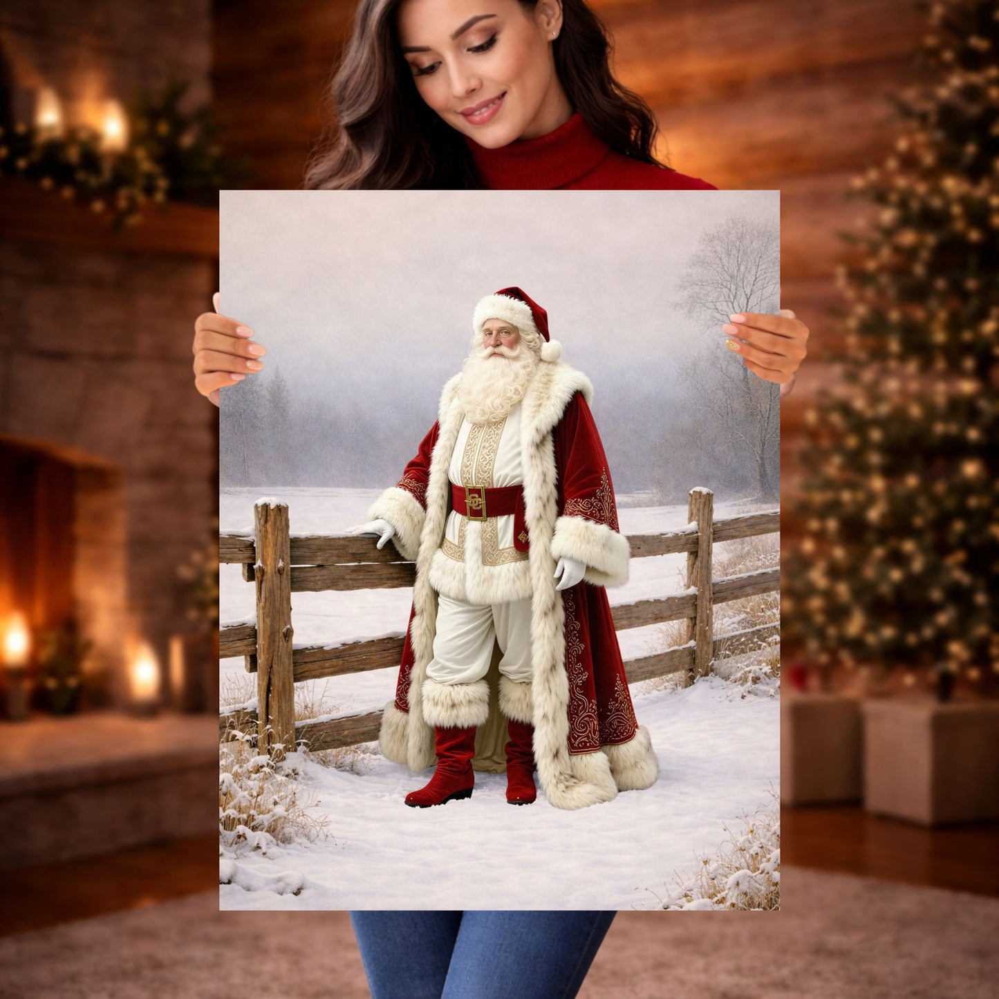 Thin Canvas: Noble Saint Nicholas | Santa Claus | Christmas Art | Fine Canvas Art