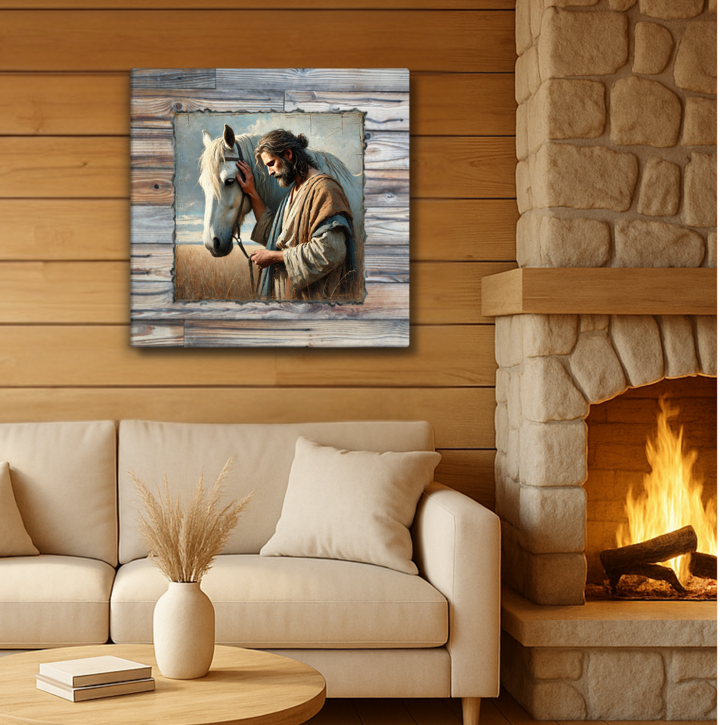 Canvas: Praying Saint | Praying Christian Wall Art | Canvas Bible Art | Christian Canvas Art | Saint Artwork | Faith Wall Art | Prayer