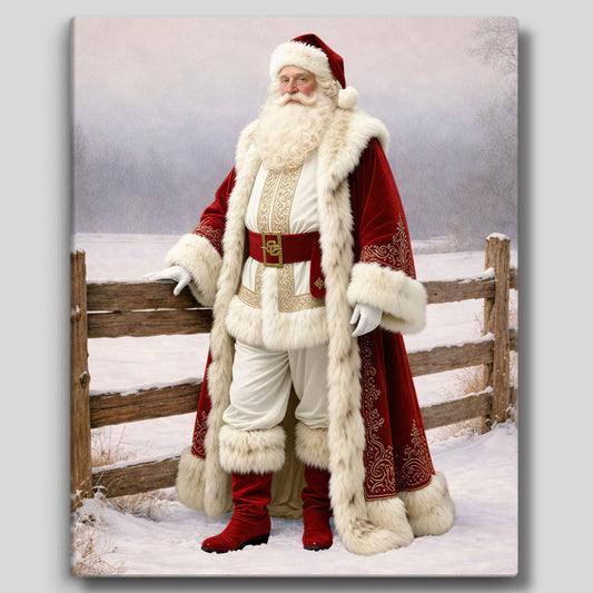 Canvas: Noble Saint Nicholas | Santa Claus | Christmas Art | Fine Canvas Art
