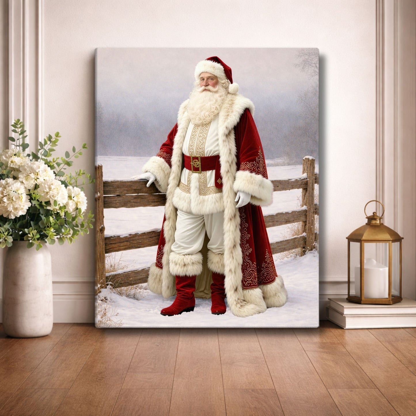 Canvas: Noble Saint Nicholas | Santa Claus | Christmas Art | Fine Canvas Art