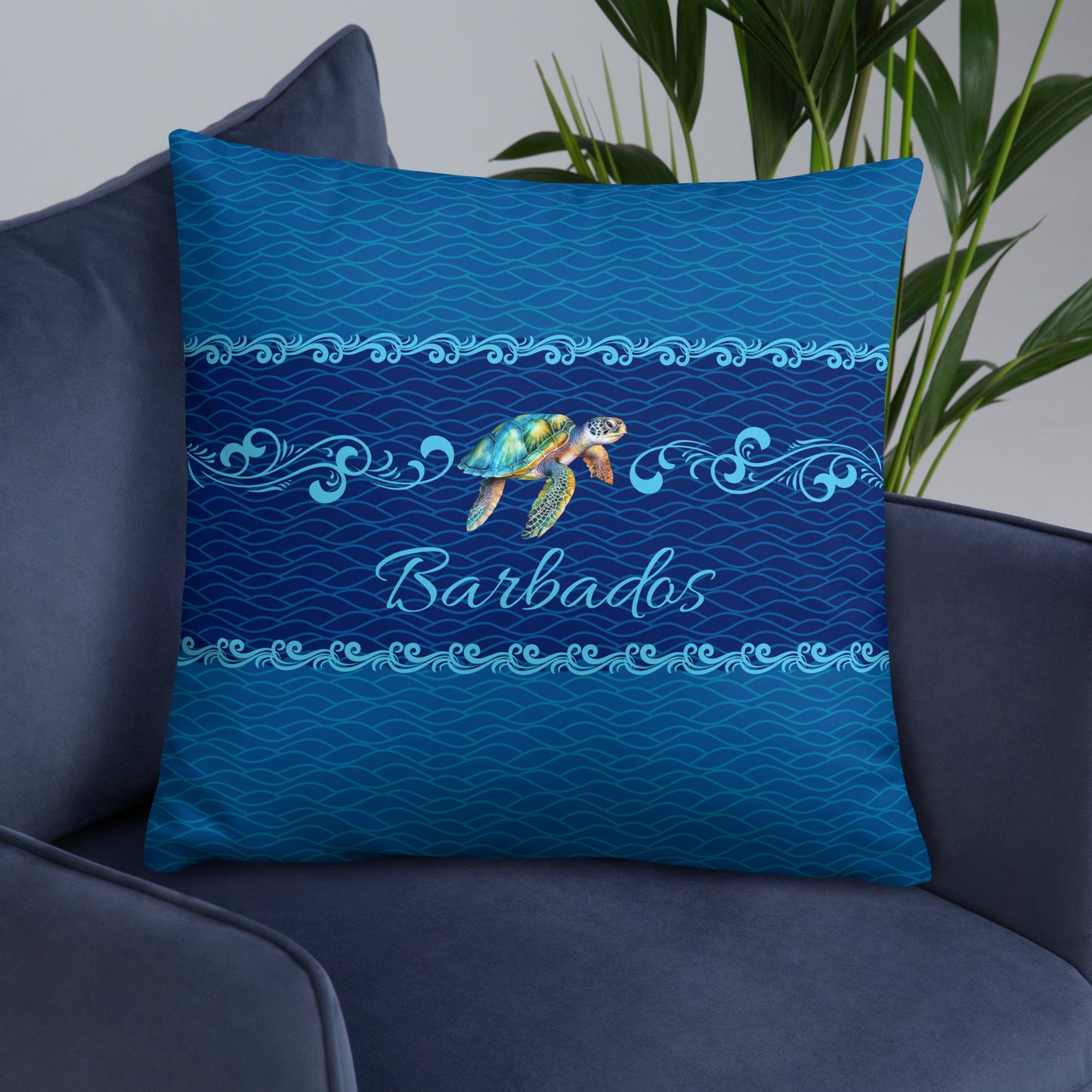 Barbados Travel Gift | Barbados Vacation Gift | Barbados Travel Souvenir | Barbados Vacation Memento | Barbados Home Décor | Keepsake Souvenir Gift | Travel Vacation Gift | World Travel Gift Pillow