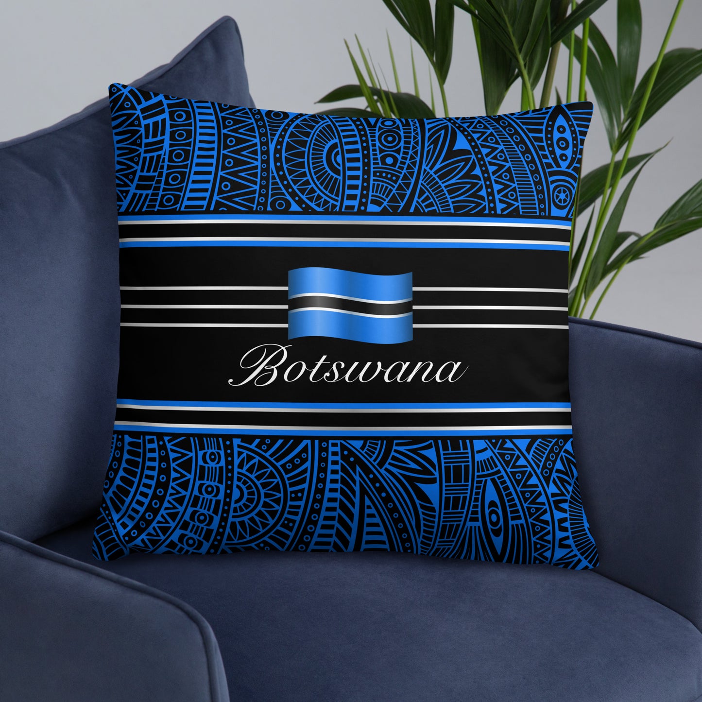 Botswana Travel Gift | Botswana Vacation Gift | Botswana Travel Souvenir | Botswana Vacation Memento | Botswana Home Décor | Keepsake Souvenir Gift | Travel Vacation Gift | World Travel Gift Pillow