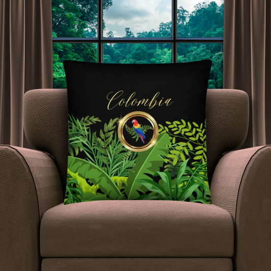 Colombia Travel Gift | Colombia Vacation Gift | Colombia Travel Souvenir | Colombia Vacation Memento | Colombia Home Décor | Keepsake Souvenir Gift | Travel Vacation Gift | World Travel Gift Pillow