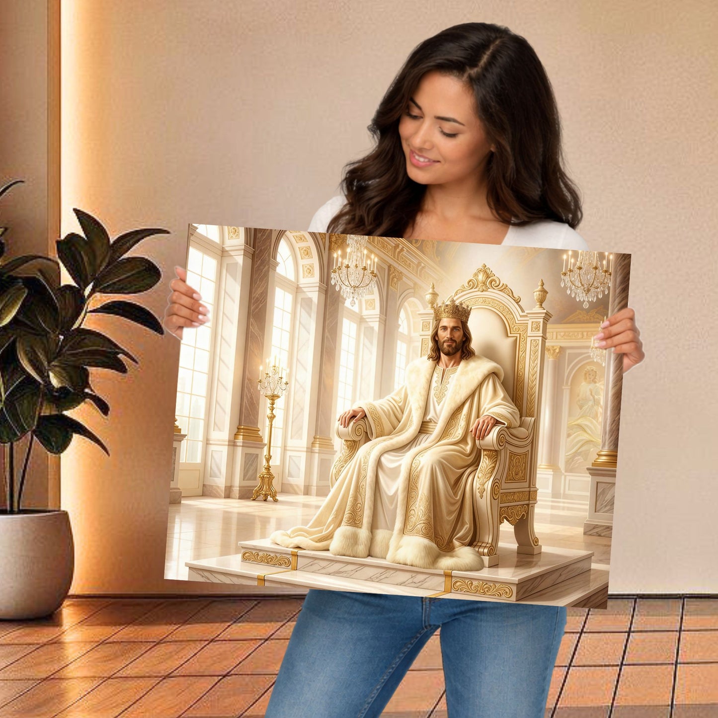 Metal Print: Millennial Messiah