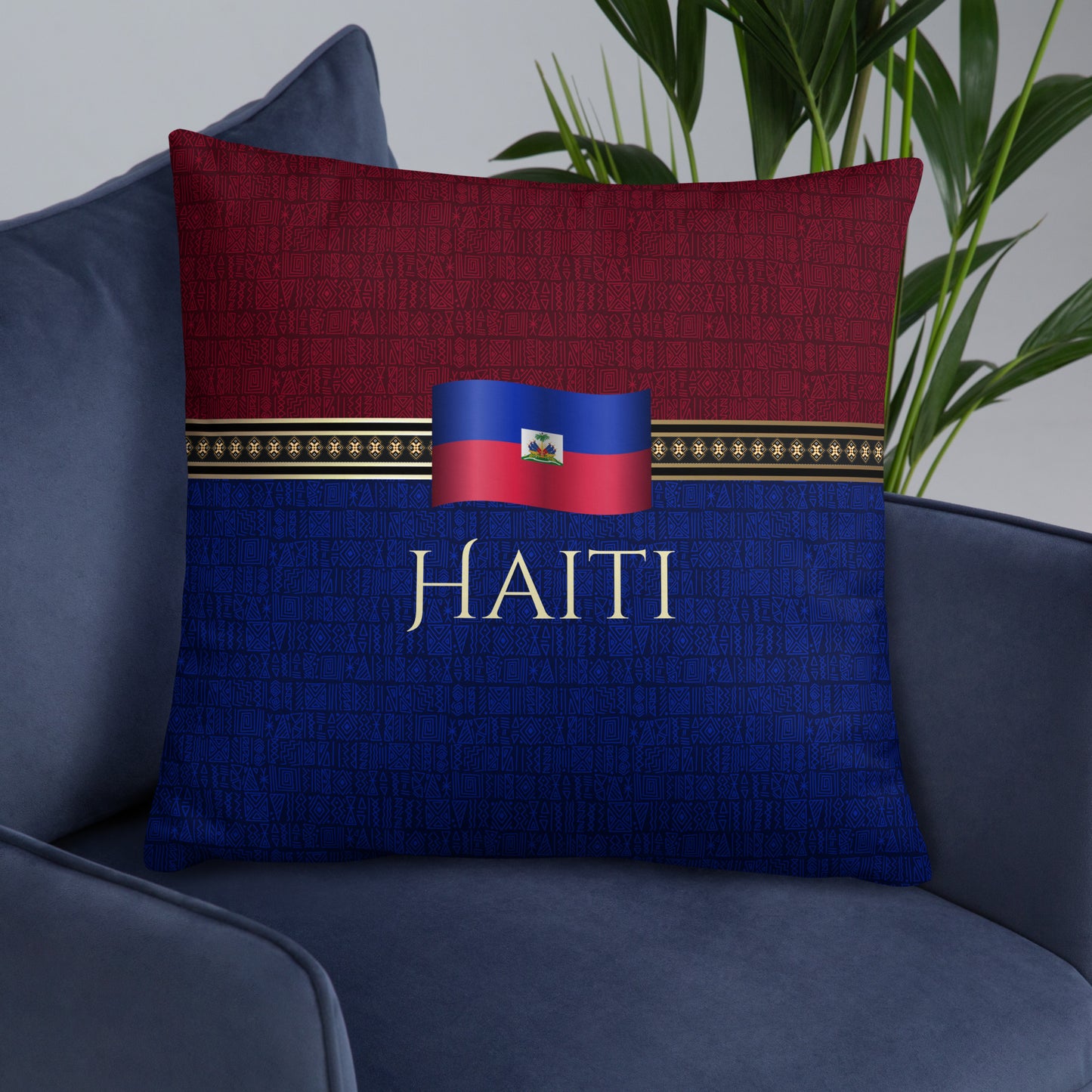 Haiti Travel Gift | Haiti Vacation Gift | Haiti Travel Souvenir | Haiti Vacation Memento | Haiti Home Décor | Keepsake Souvenir Gift | Travel Vacation Gift | World Travel Gift Pillow