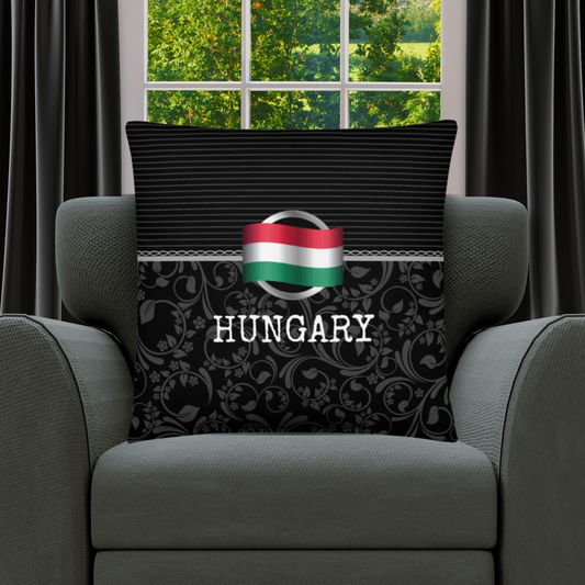 Hungary Travel Gift | Hungary Vacation Gift | Hungary Travel Souvenir | Hungary Vacation Memento | Hungary Home Décor | Keepsake Souvenir Gift | Travel Vacation Gift | World Travel Gift Pillow