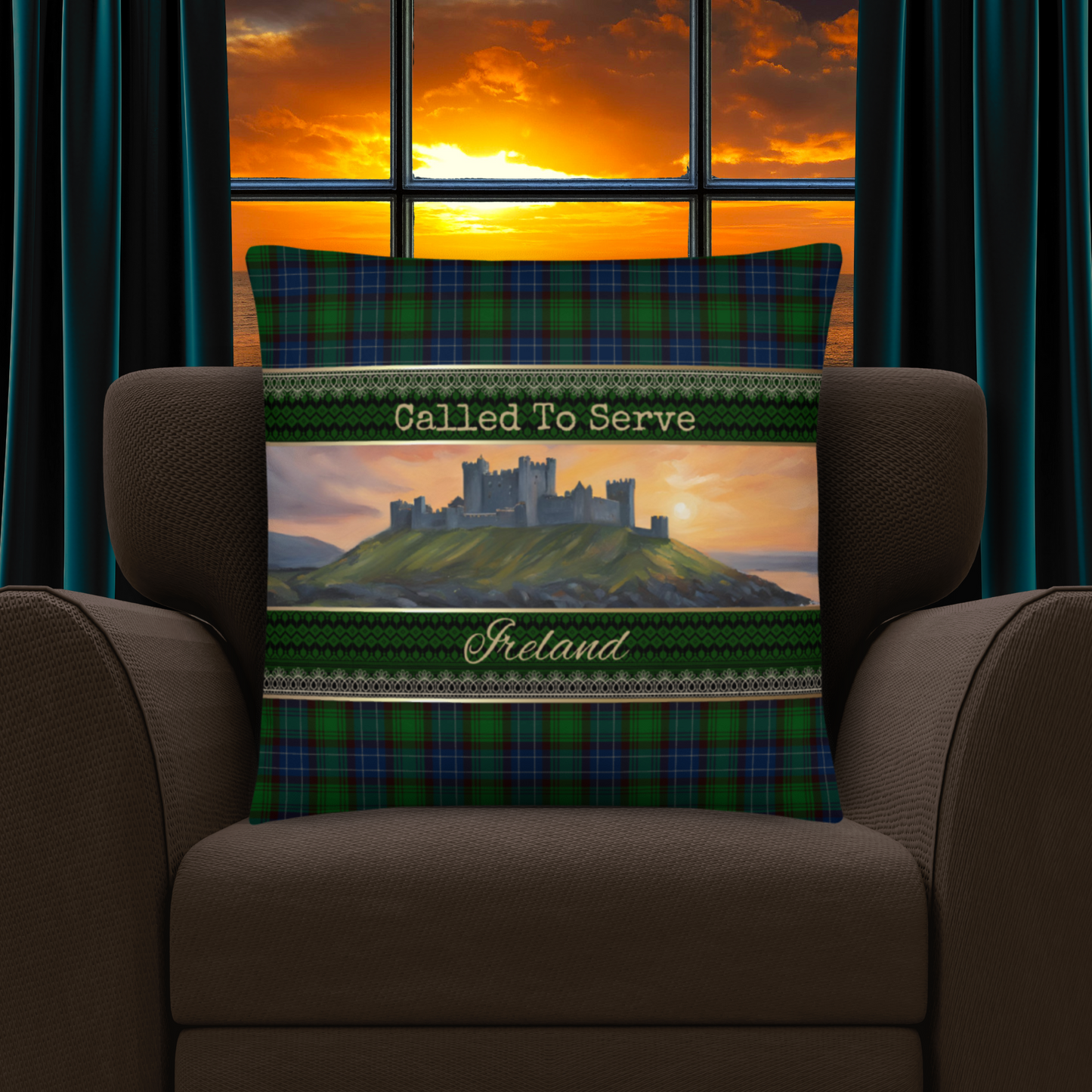 Ireland Missionary Gift #2 | Called to Serve Pillow | Mission Call Gifts