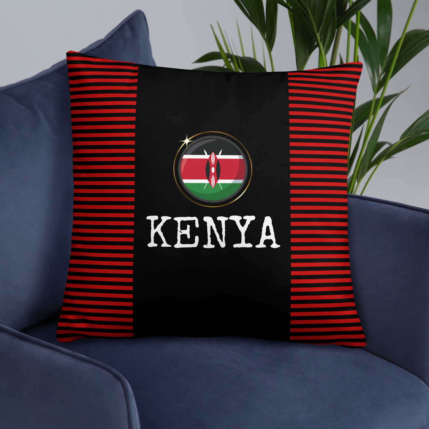 Kenya Travel Gift | Kenya Vacation Gift | Kenya Travel Souvenir | Kenya Vacation Memento | Kenya Home Décor | Keepsake Souvenir Gift | Travel Vacation Gift | World Travel Gift Pillow