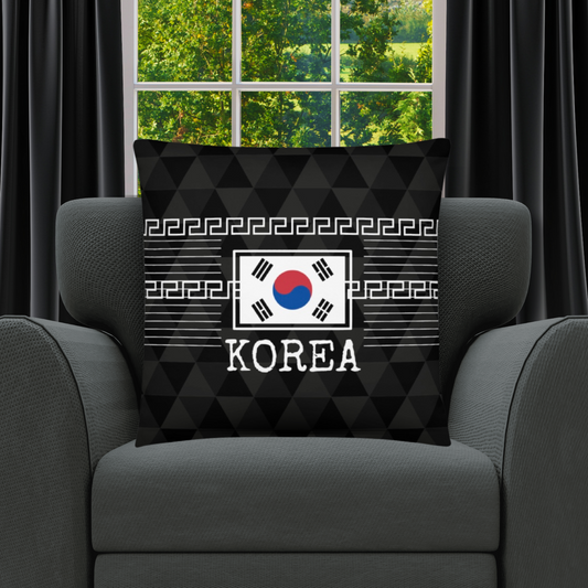 Korea Travel Gift | Korea Vacation Gift | Korea Travel Souvenir | Korea Vacation Memento | Korea Home Décor | Keepsake Souvenir Gift | Travel Vacation Gift | World Travel Gift Pillow