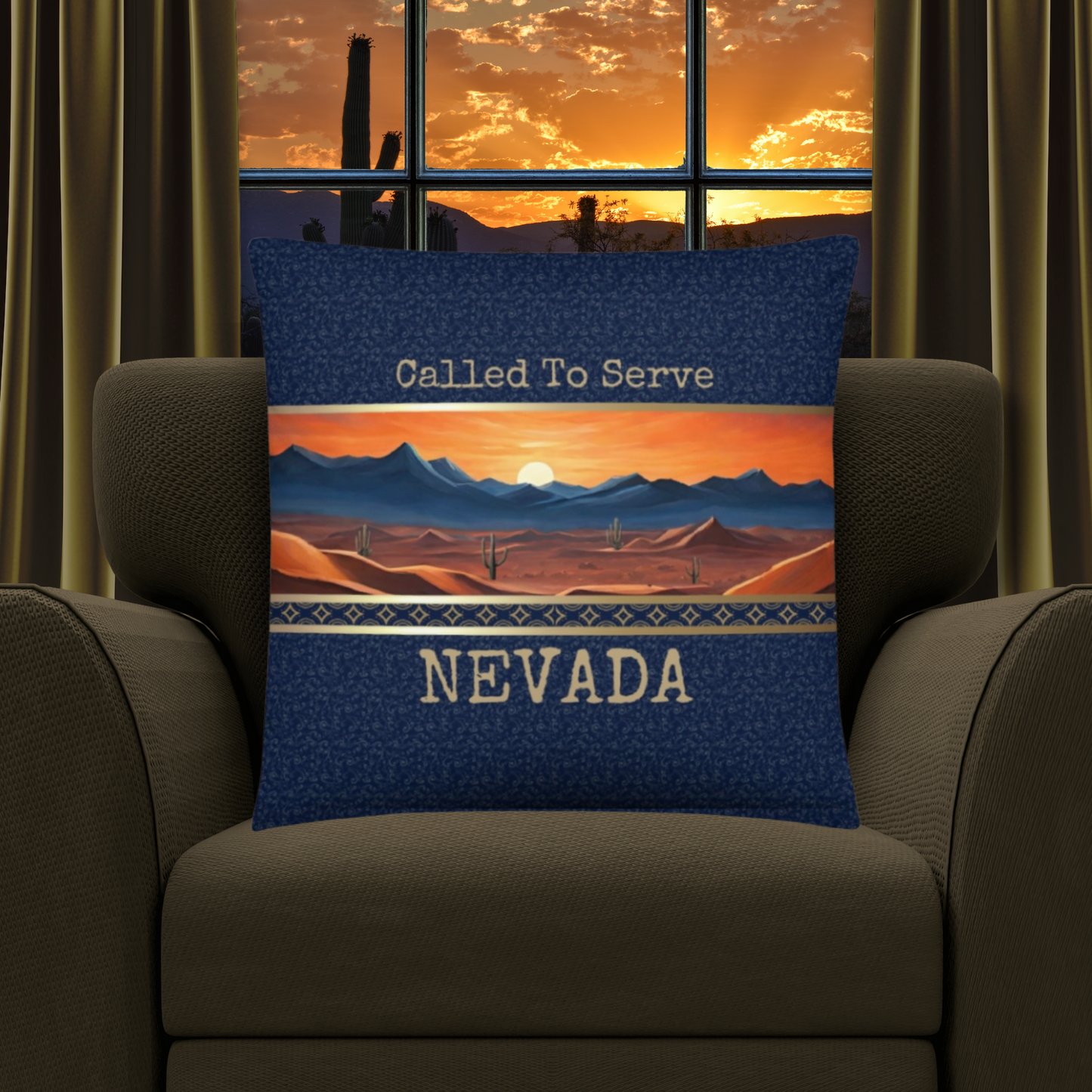 Nevada Missionary Gift #3 | Called to Serve Pillow | Mission Call Gifts