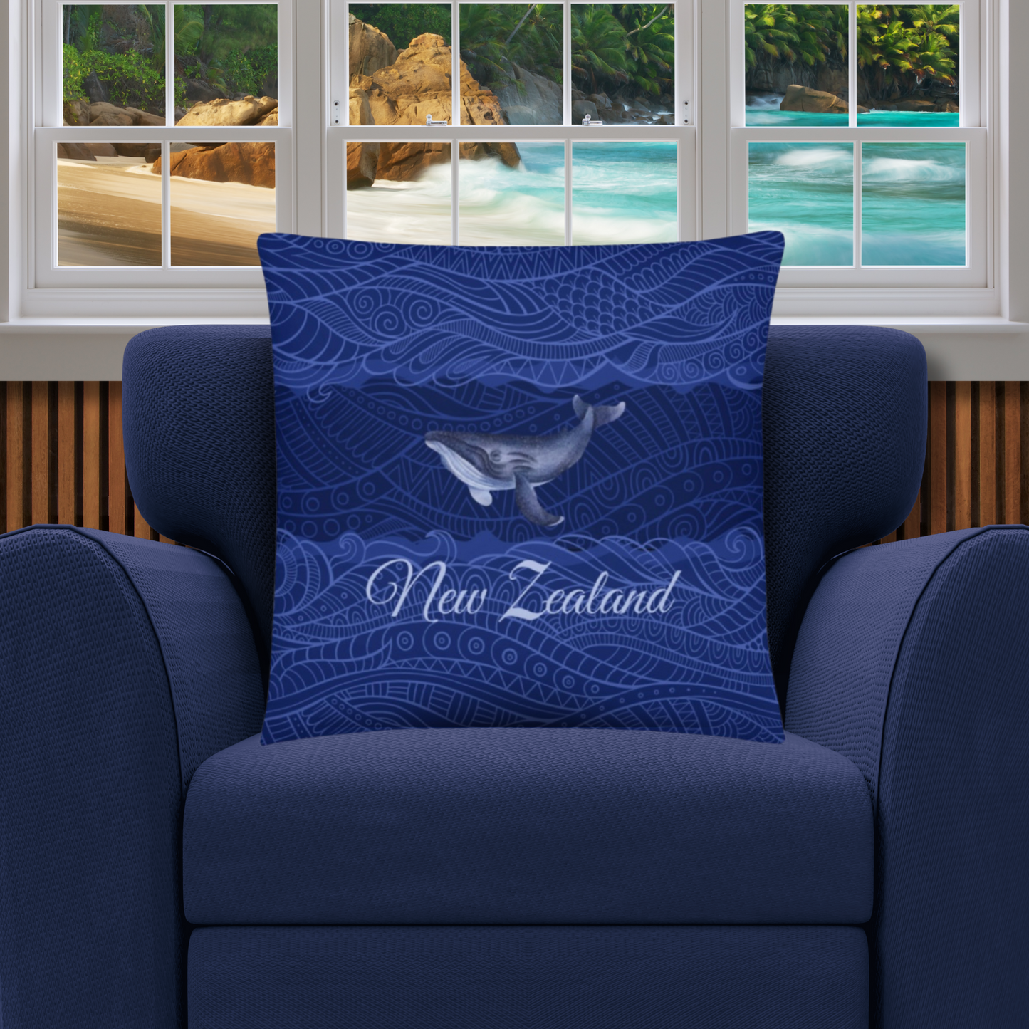 New Zealand Travel Gift | New Zealand Vacation Gift | New Zealand Travel Souvenir | New Zealand Vacation Memento | New Zealand Home Décor | Keepsake Souvenir Gift | Travel Vacation Gift | World Travel Gift Pillow