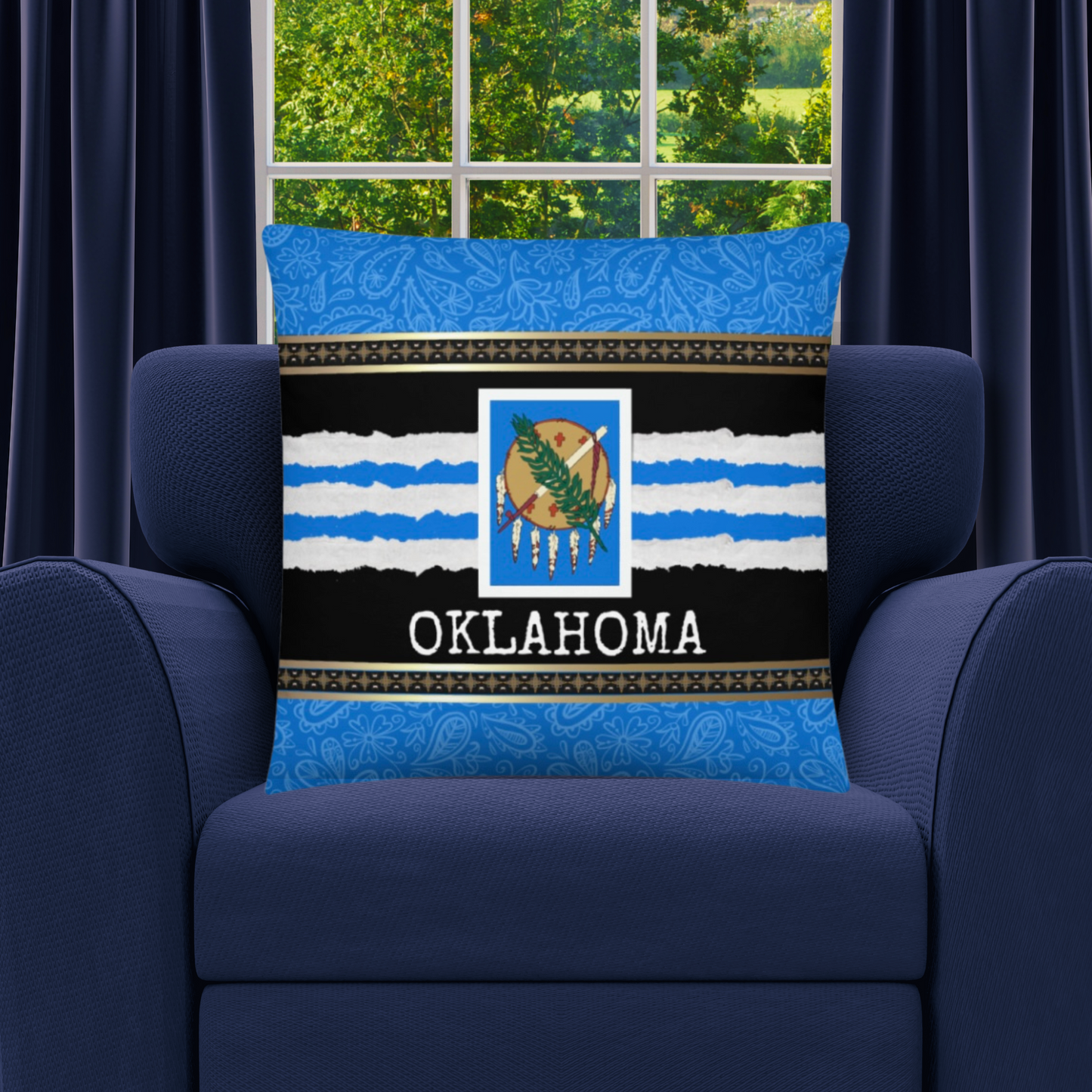 Oklahoma Travel Gift #1 | Oklahoma Vacation Gift | Oklahoma Travel Souvenir | Oklahoma Vacation Memento | Oklahoma Home Décor | Keepsake Souvenir Gift | Travel Vacation Gift | World Travel Gift Pillow