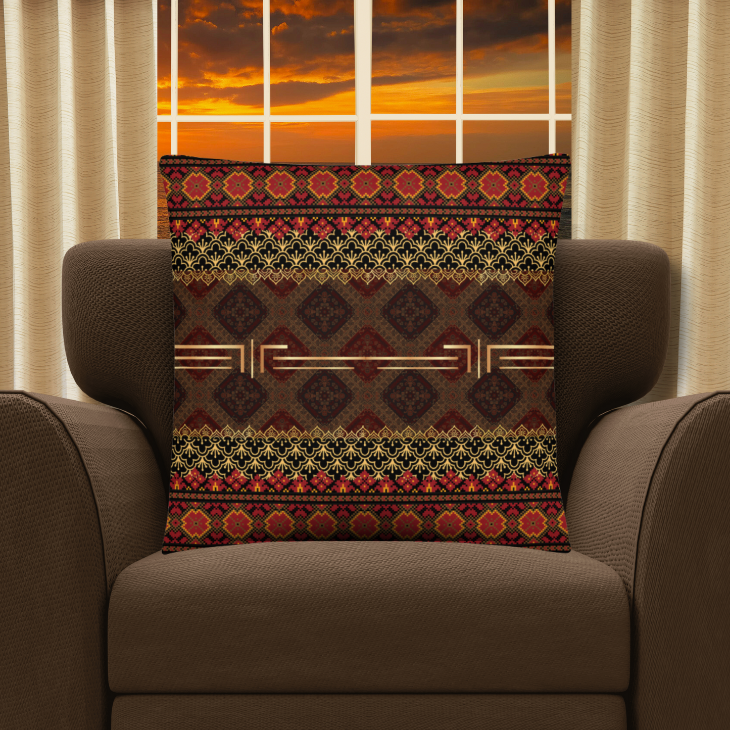 Palestine Pillow | Palestinian Pillow | Palestinian Land | Palestinian Décor | Palestinian Gifts | Palestine Favors | Palestine Gift