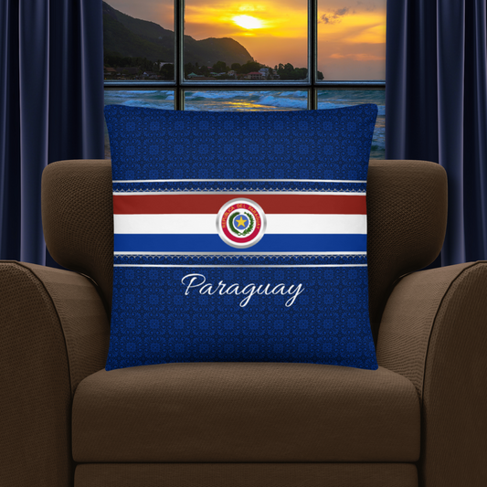 Paraguay Gift | Paraguay Pillow | Paraguay Home Decor | Paraguay Travel Keepsake | Paraguay Souvenir | Paraguay Vacation | Paraguay Travel Memento