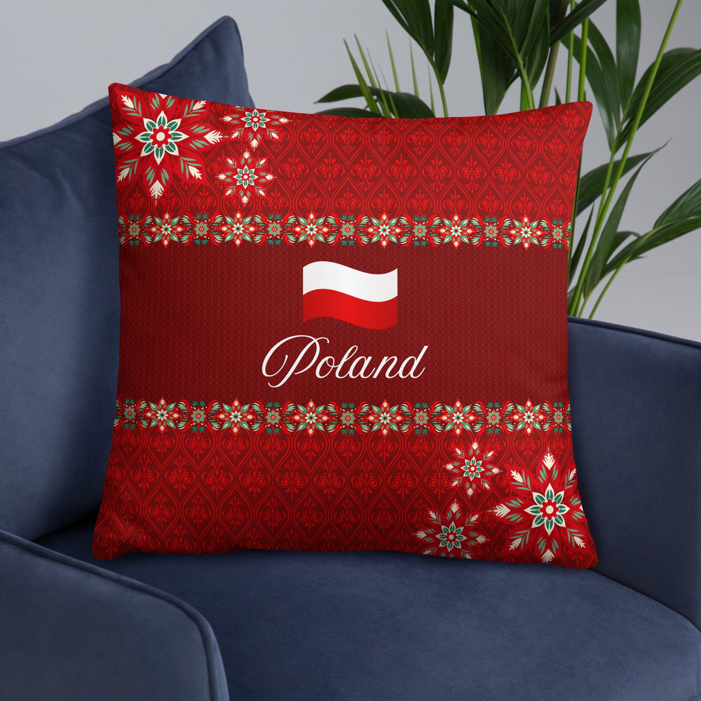 Poland Gift #1 | Poland Pillow | Poland Home Decor | Poland Travel Keepsake | Poland Souvenir | Poland Vacation | Poland Travel Memento