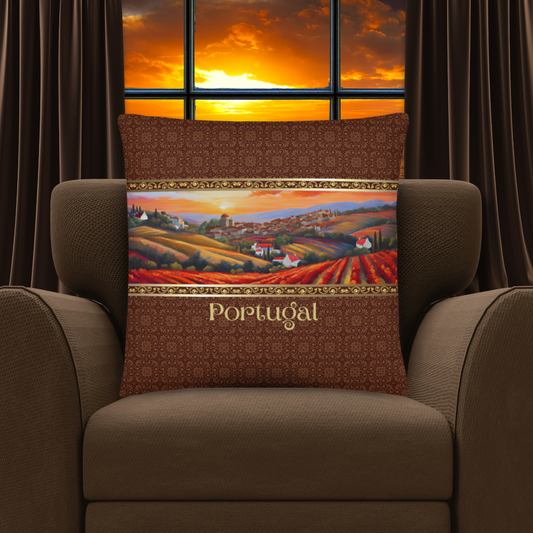 Portugal Gift | Portugal Pillow | Portugal Home Decor | Portugal Travel Keepsake | Portugal Souvenir | Portugal Vacation | Portugal Travel Memento