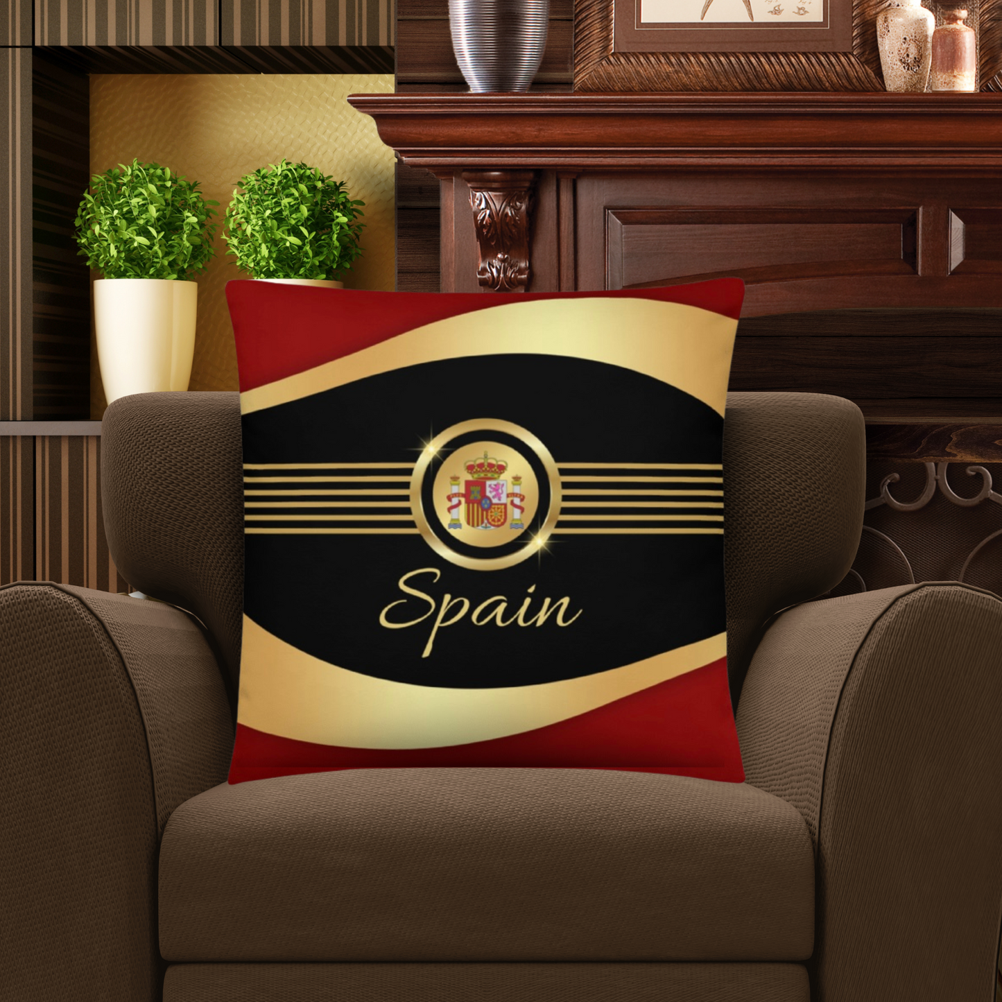 Spain Travel Gift | Spain Vacation Gift | Spain Travel Souvenir | Spain Vacation Memento | Spain Home Décor | Keepsake Souvenir Gift | Travel Vacation Gift | World Travel Gift Pillow