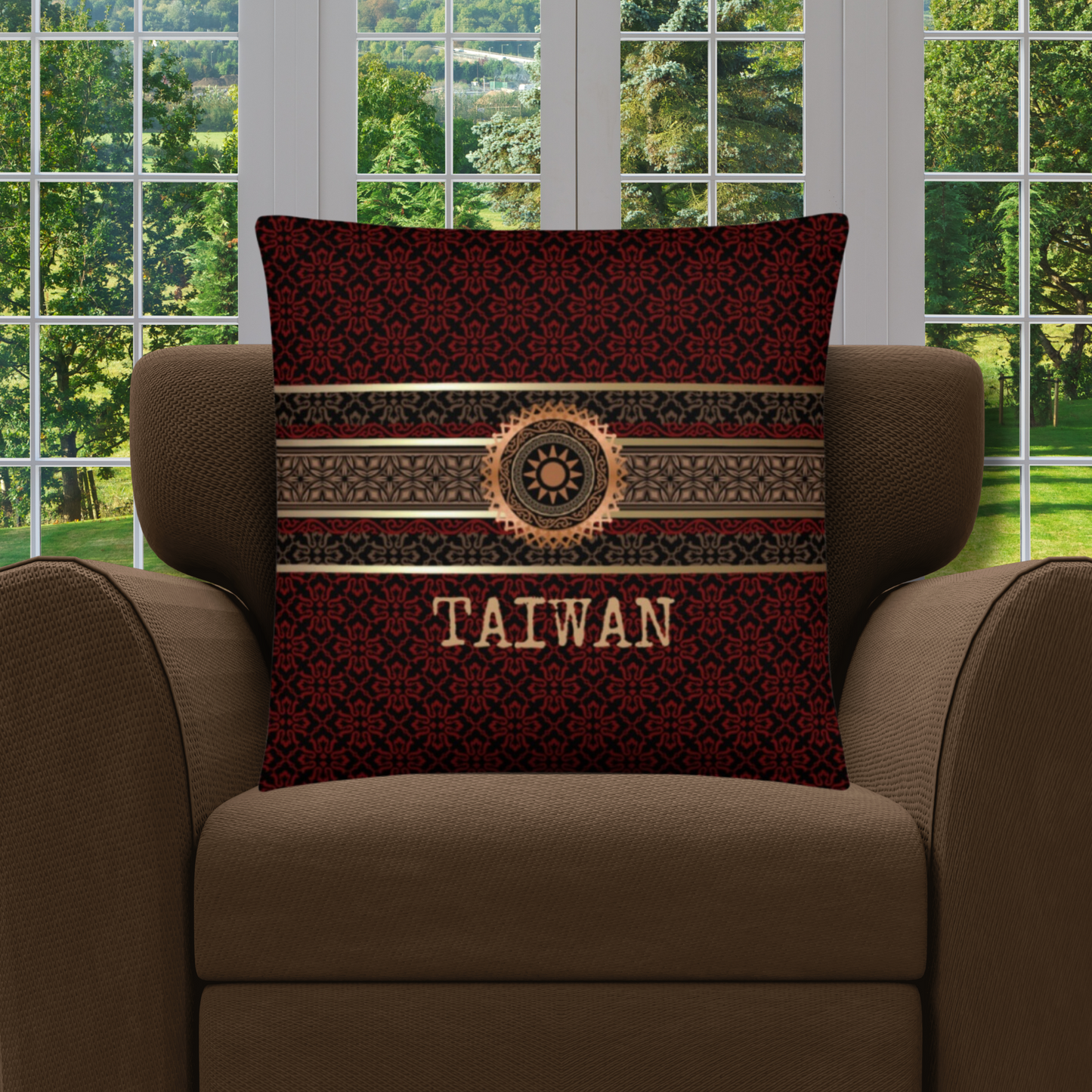 Taiwan Travel Gift #1 | Taiwan Vacation Gift | Taiwan Travel Souvenir | Taiwan Vacation Memento | Taiwan Home Décor | Keepsake Souvenir Gift | Travel Vacation Gift | World Travel Gift Pillow