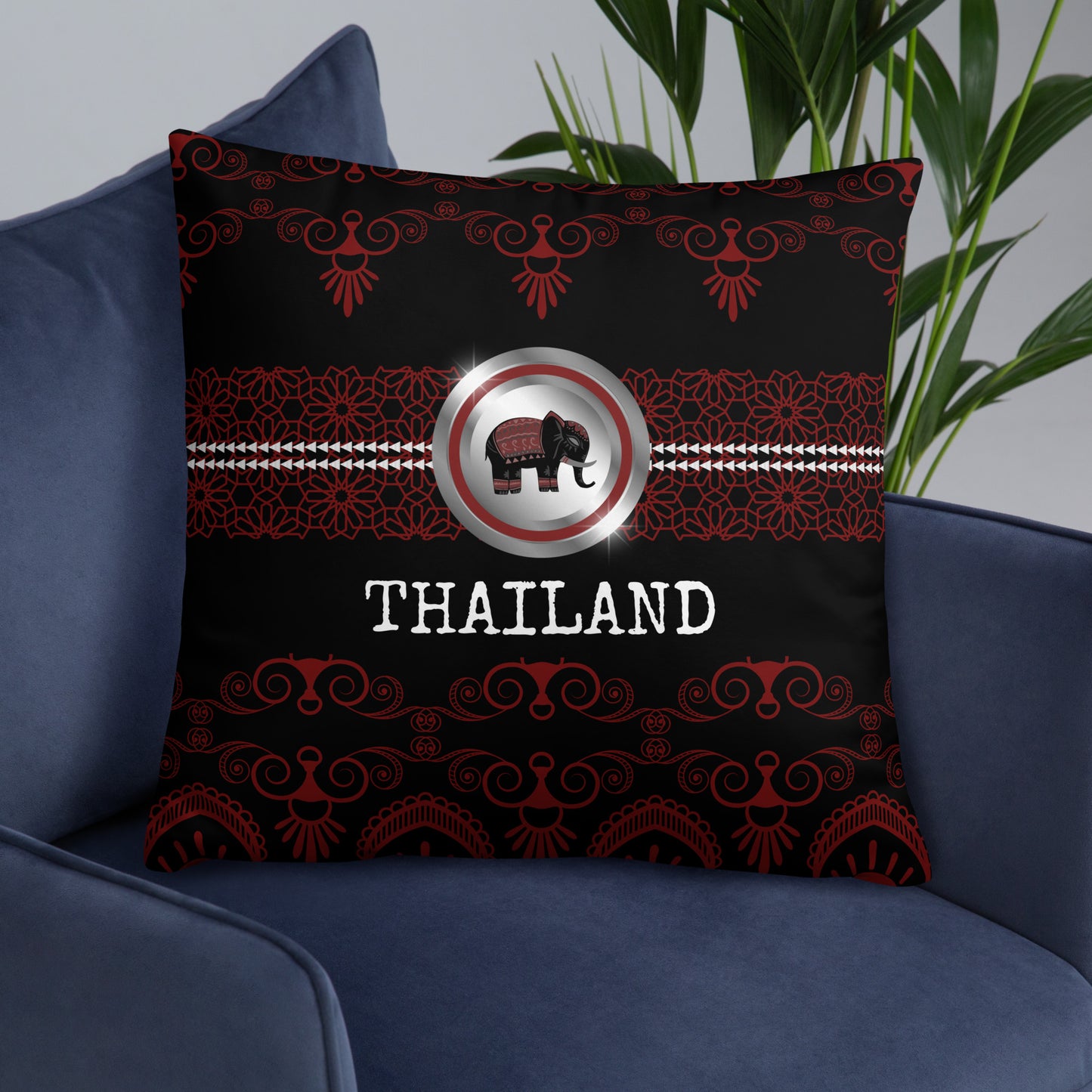 Thailand Travel Gift | Thailand Vacation Gift | Thailand Travel Souvenir | Thailand Vacation Memento | Thailand Home Décor | Keepsake Souvenir Gift | Travel Vacation Gift | World Travel Gift Pillow