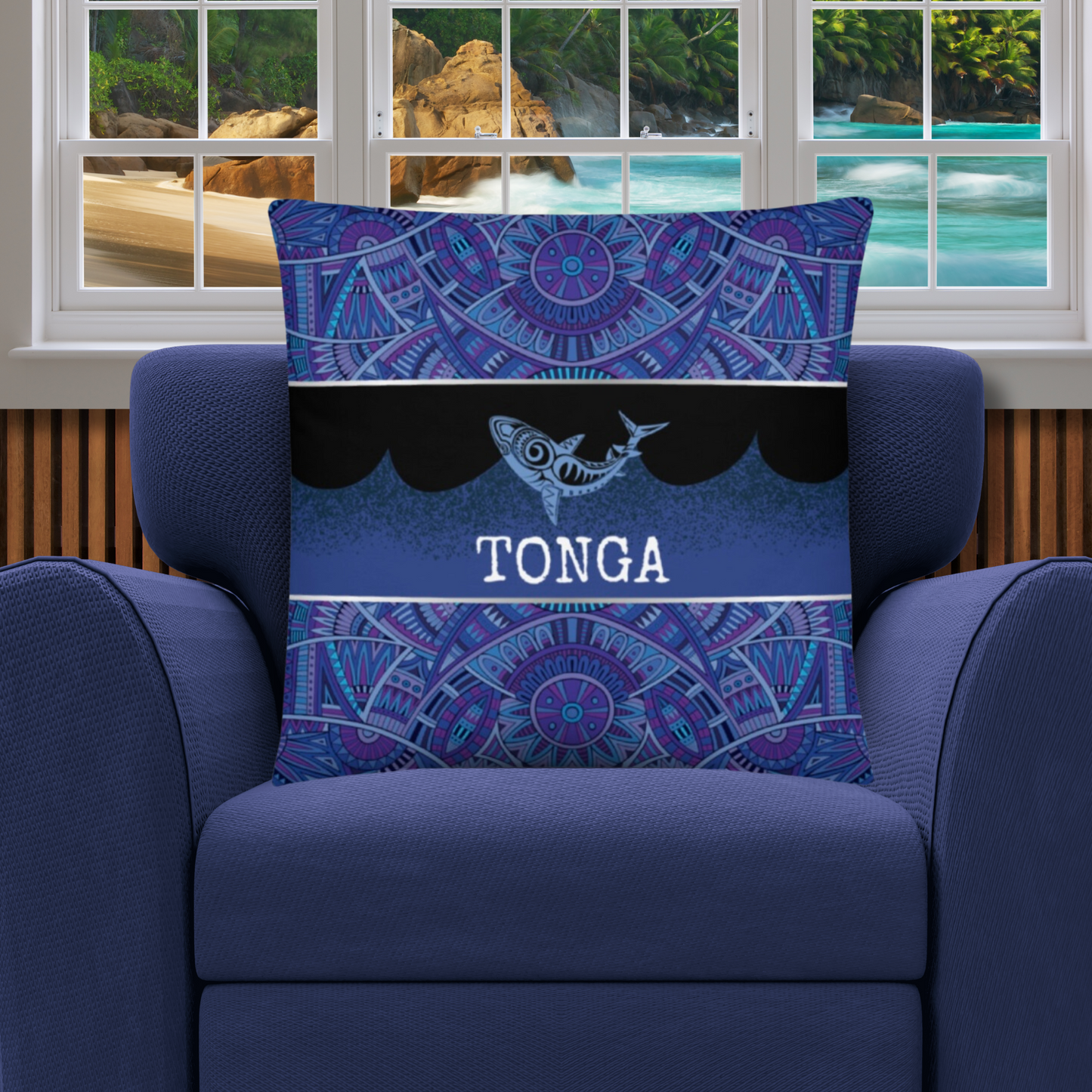 Tonga Travel Gift | Tonga Vacation Gift | Tonga Travel Souvenir | Tonga Vacation Memento | Tonga Home Décor | Keepsake Souvenir Gift | Travel Vacation Gift | World Travel Gift Pillow