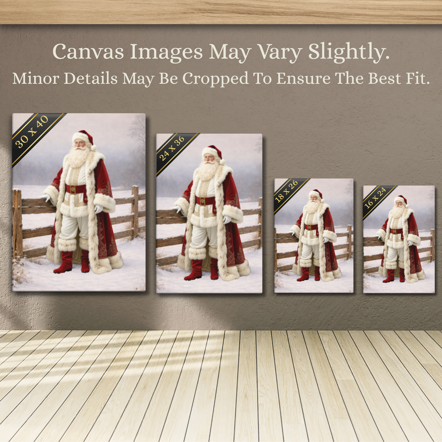 Canvas: Noble Saint Nicholas | Santa Claus | Christmas Art | Fine Canvas Art