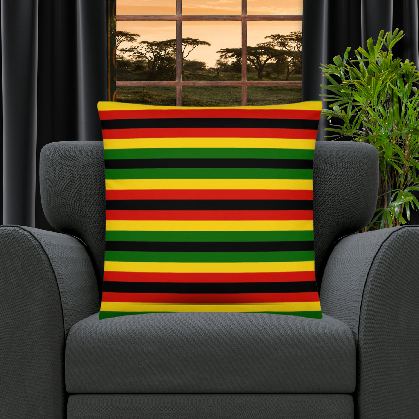 Zimbabwe Travel Gift | Zimbabwe Vacation Gift | Zimbabwe Travel Souvenir | Zimbabwe Vacation Memento | Zimbabwe Home Décor | Keepsake Souvenir Gift | Travel Vacation Gift | World Travel Gift Pillow