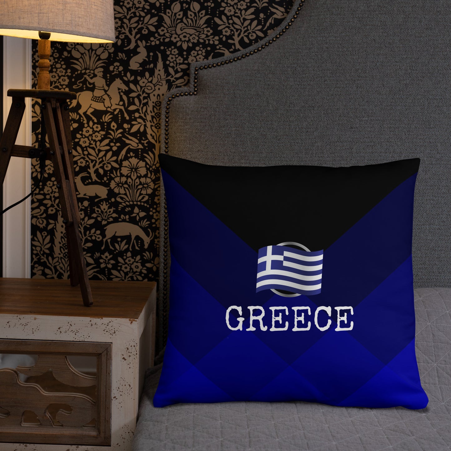 Greece Travel Gift | Greece Vacation Gift | Greece Travel Souvenir | Greece Vacation Memento | Greece Home Décor | Keepsake Souvenir Gift | Travel Vacation Gift | World Travel Gift Pillow