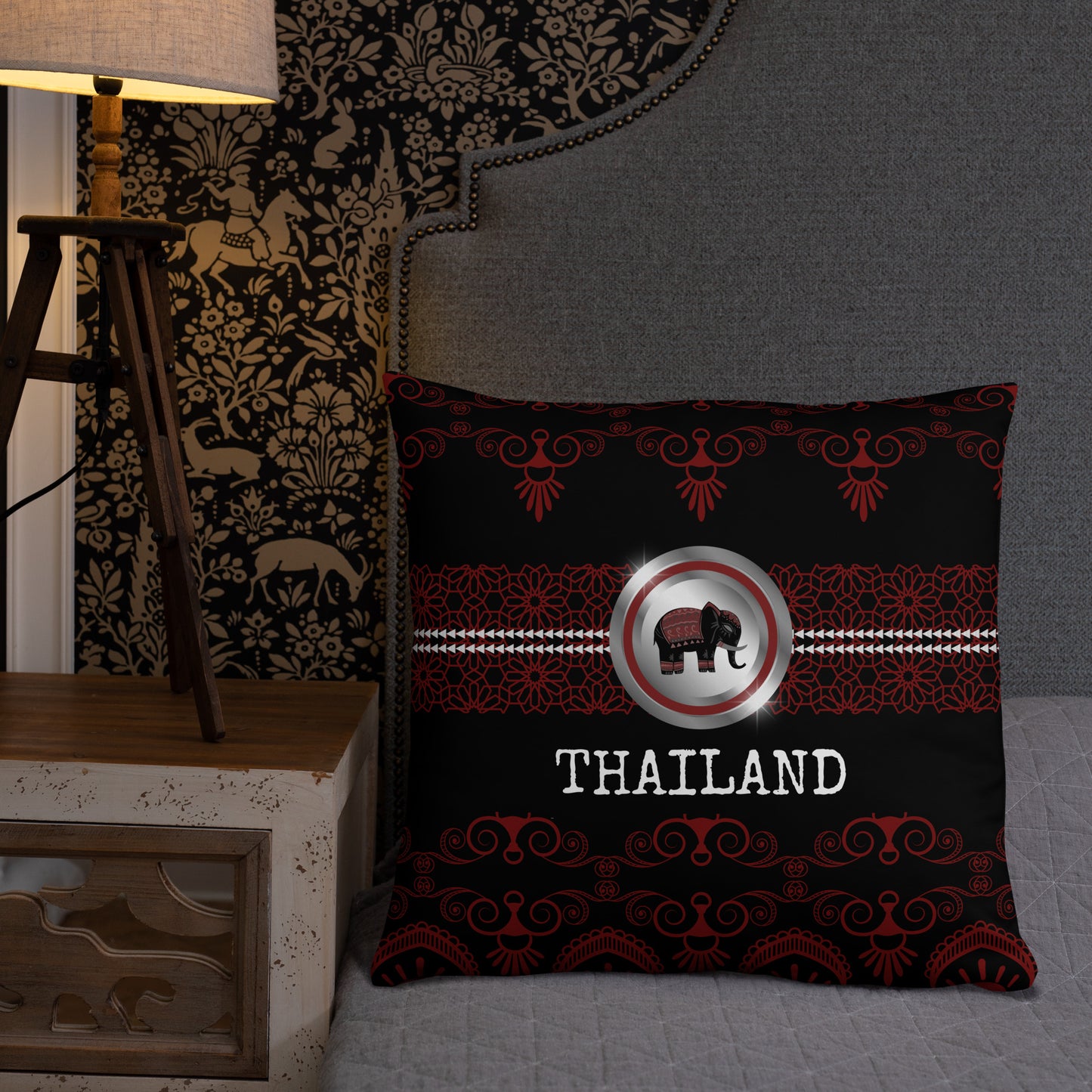 Thailand Travel Gift | Thailand Vacation Gift | Thailand Travel Souvenir | Thailand Vacation Memento | Thailand Home Décor | Keepsake Souvenir Gift | Travel Vacation Gift | World Travel Gift Pillow