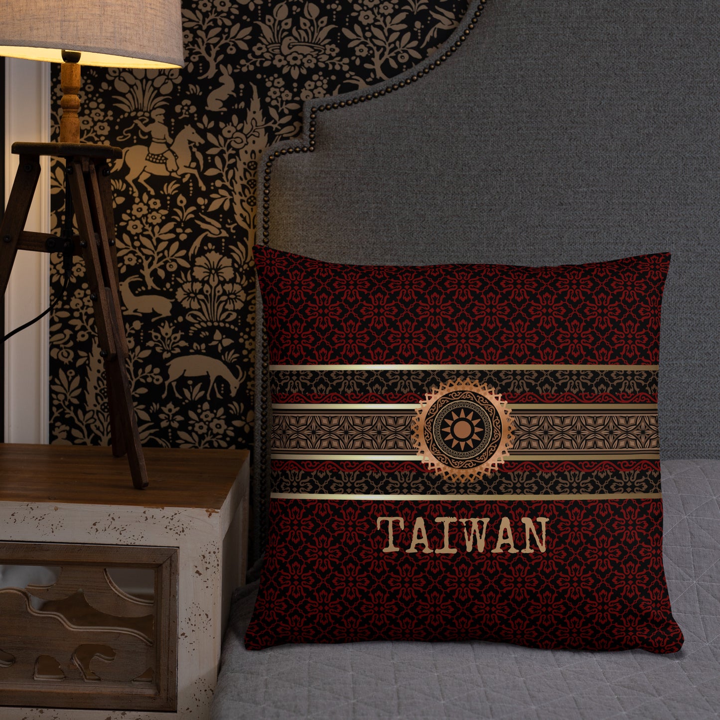 Taiwan Travel Gift #1 | Taiwan Vacation Gift | Taiwan Travel Souvenir | Taiwan Vacation Memento | Taiwan Home Décor | Keepsake Souvenir Gift | Travel Vacation Gift | World Travel Gift Pillow