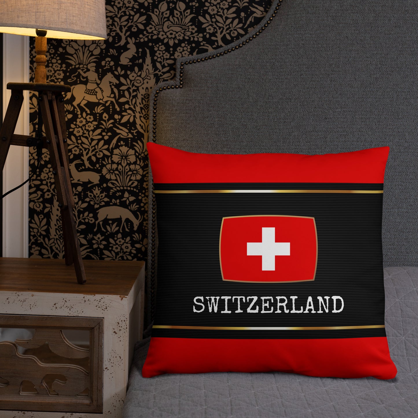 Switzerland Travel Gift #1 | Switzerland Vacation Gift | Switzerland Travel Souvenir | Switzerland Vacation Memento | Switzerland Home Décor | Keepsake Souvenir Gift | Travel Vacation Gift | World Travel Gift Pillow