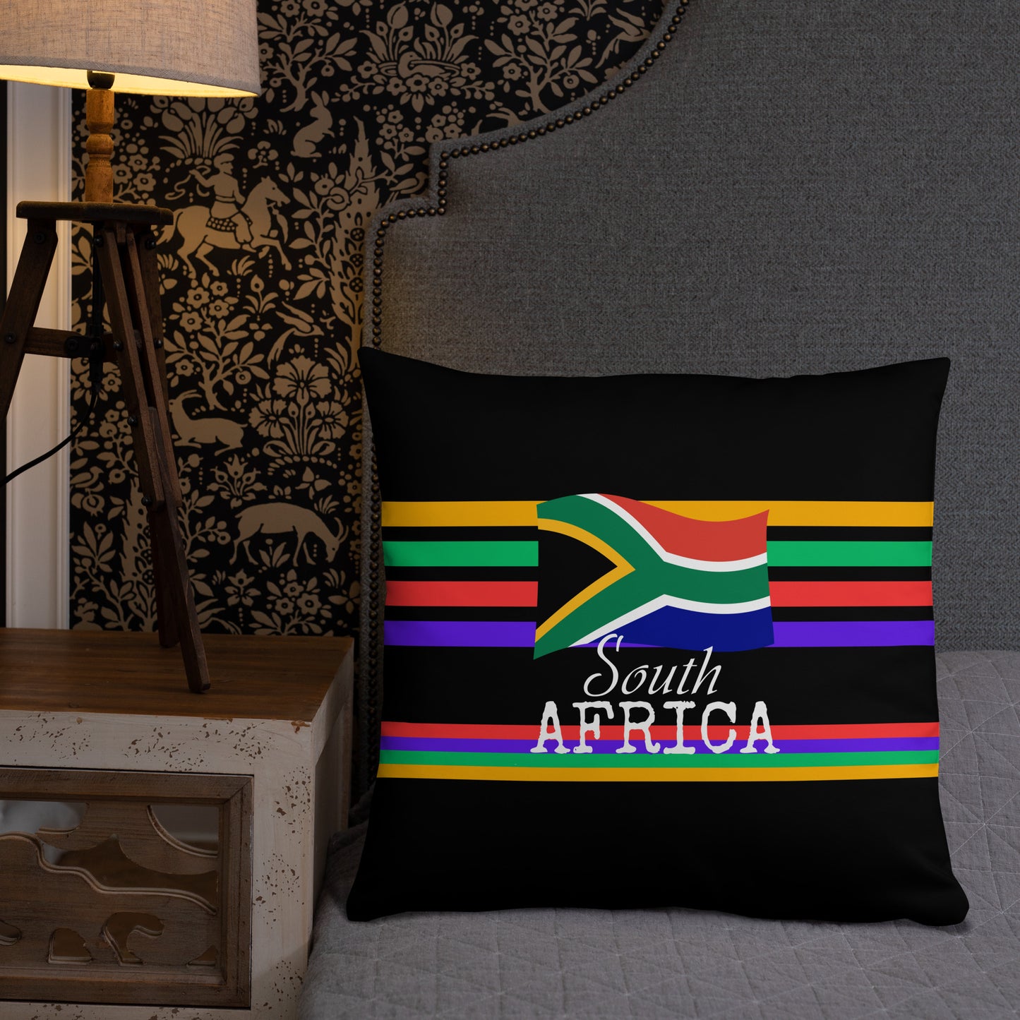 South Africa Travel Gift | South Africa Vacation Gift | South Africa Travel Souvenir | South Africa Vacation Memento | South Africa Home Décor | Keepsake Souvenir Gift | Travel Vacation Gift | World Travel Gift Pillow