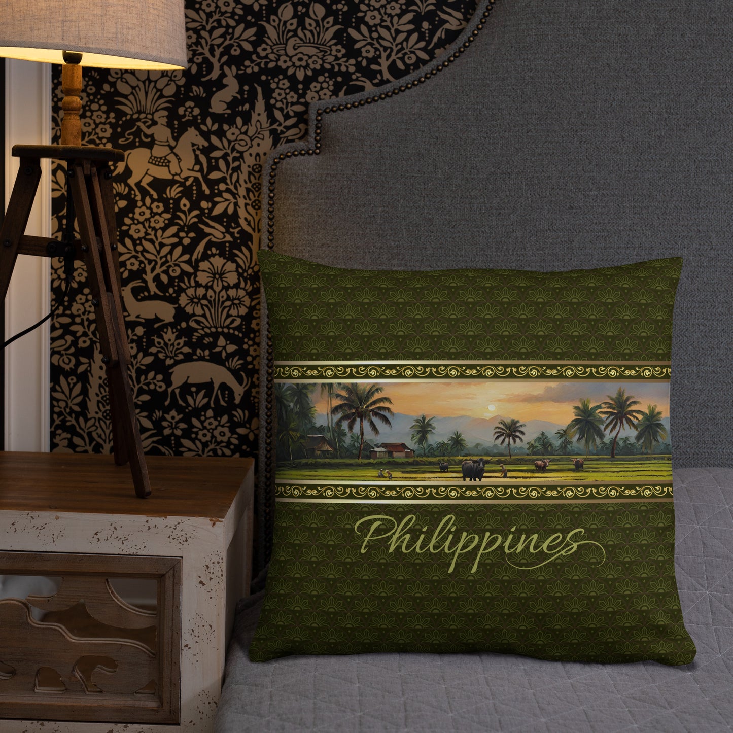 Philippines Travel Gift #3 | Philippines Vacation Gift | Philippines Travel Souvenir | Philippines Vacation Memento | Philippines Home Décor | Keepsake Souvenir Gift | Travel Vacation Gift | World Travel Gift Pillow