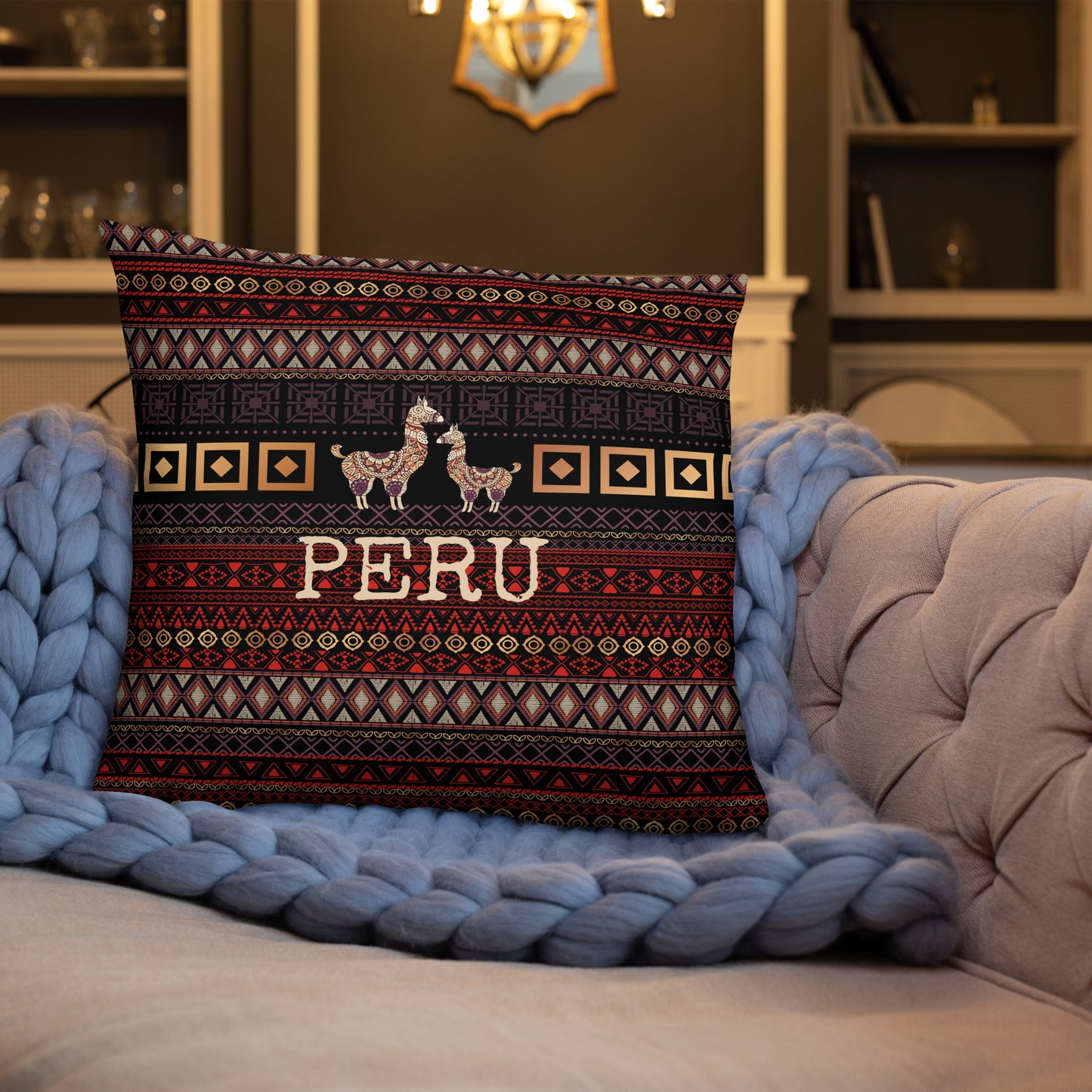 Peru Travel Gift #2 | Peru Vacation Gift | Peru Travel Souvenir | Peru Vacation Memento | Peru Home Décor | Keepsake Souvenir Gift | Travel Vacation Gift | World Travel Gift Pillow