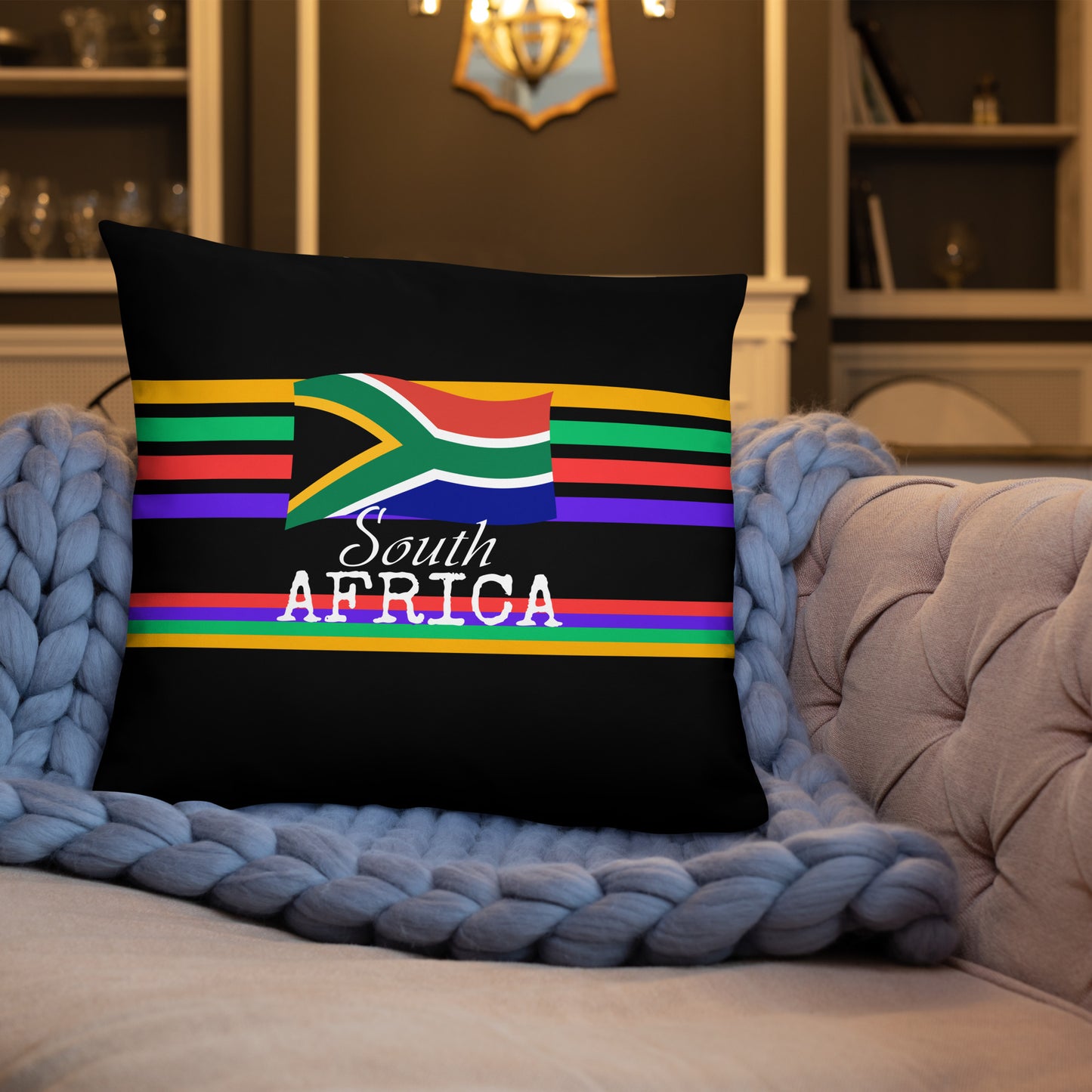 South Africa Travel Gift | South Africa Vacation Gift | South Africa Travel Souvenir | South Africa Vacation Memento | South Africa Home Décor | Keepsake Souvenir Gift | Travel Vacation Gift | World Travel Gift Pillow