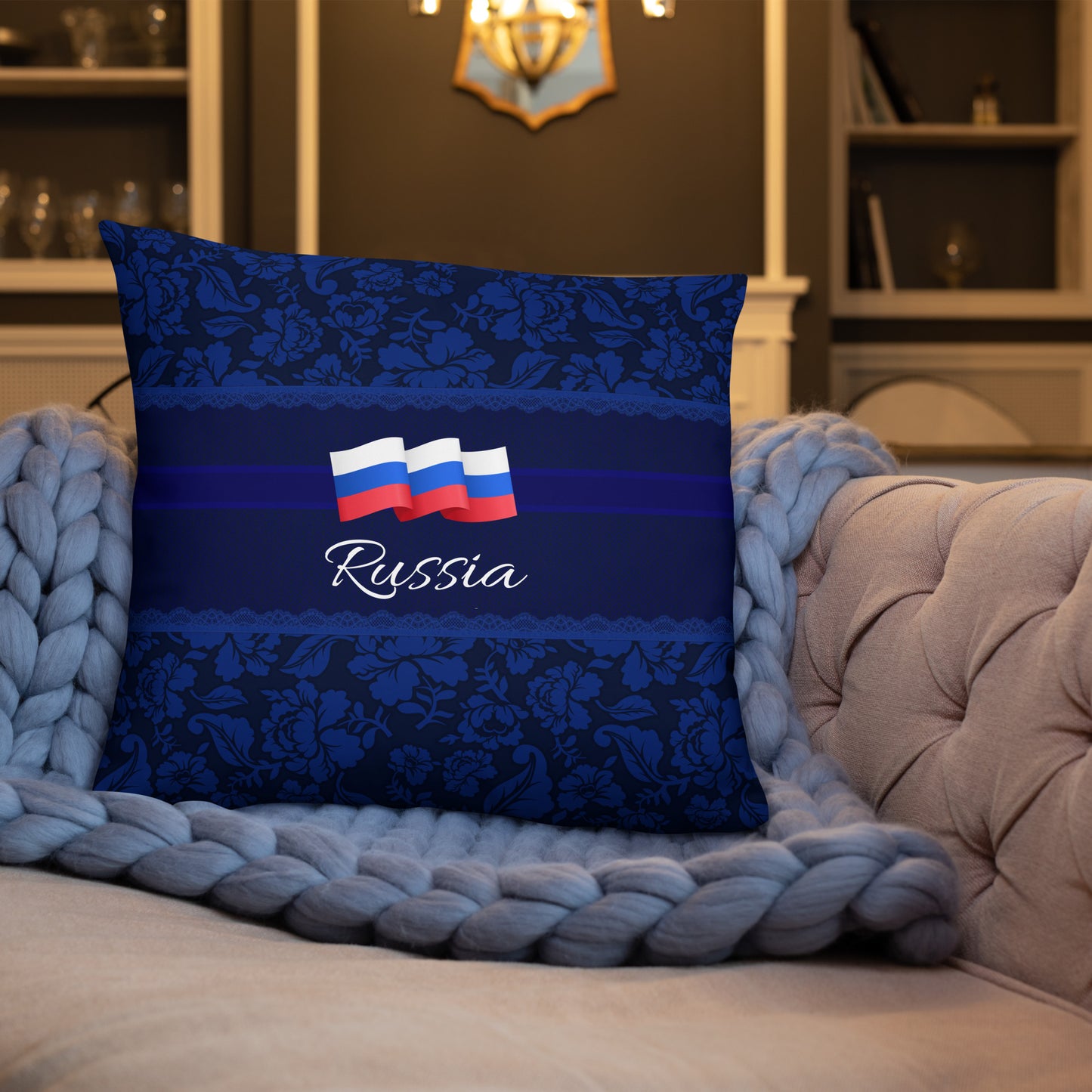 Russia Travel Gift #1 | Russia Vacation Gift | Russia Travel Souvenir | Russia Vacation Memento | Russia Home Décor | Keepsake Souvenir Gift | Travel Vacation Gift | World Travel Gift Pillow