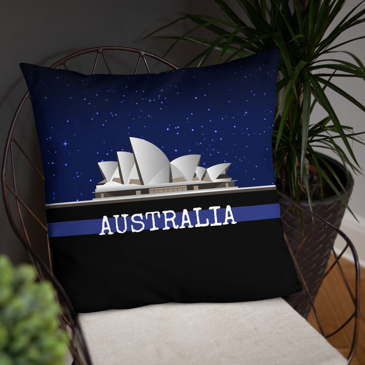 Australia Travel Gift #1 | Australia Vacation Gift | Australia Travel Souvenir | Australia Vacation Memento | Australia Home Décor | Keepsake Souvenir Gift | Travel Vacation Gift | World Travel Gift Pillow