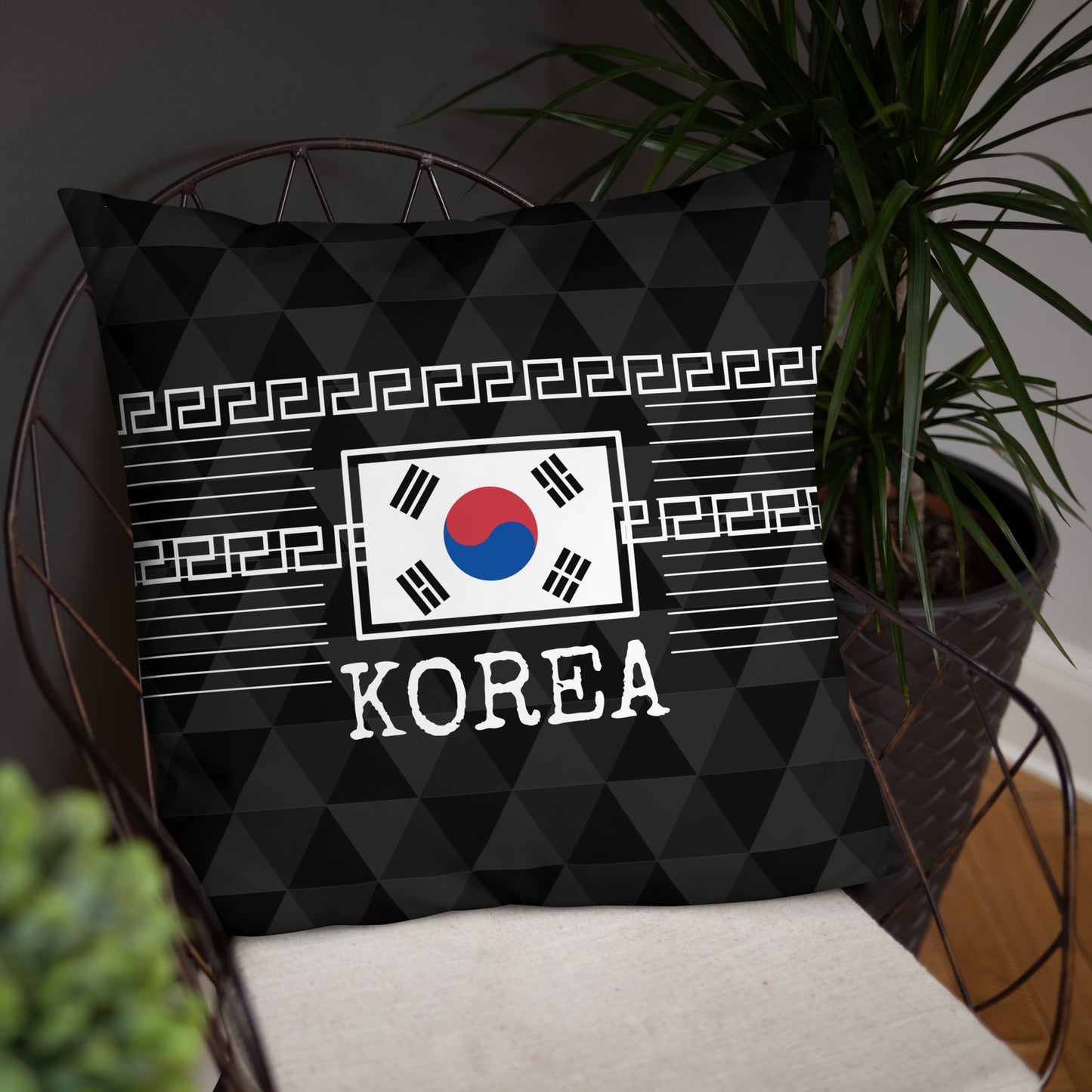 Korea Travel Gift | Korea Vacation Gift | Korea Travel Souvenir | Korea Vacation Memento | Korea Home Décor | Keepsake Souvenir Gift | Travel Vacation Gift | World Travel Gift Pillow