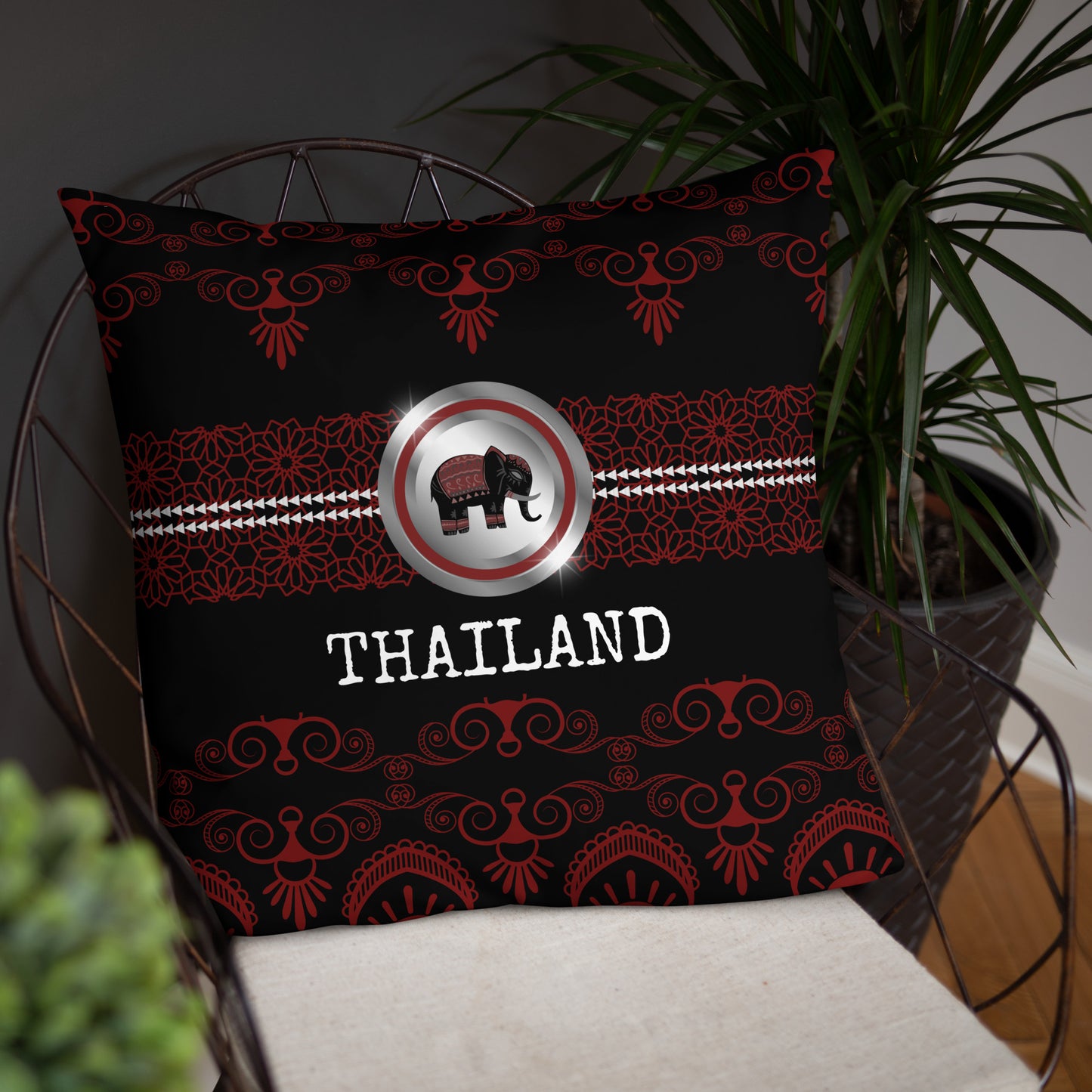 Thailand Travel Gift | Thailand Vacation Gift | Thailand Travel Souvenir | Thailand Vacation Memento | Thailand Home Décor | Keepsake Souvenir Gift | Travel Vacation Gift | World Travel Gift Pillow