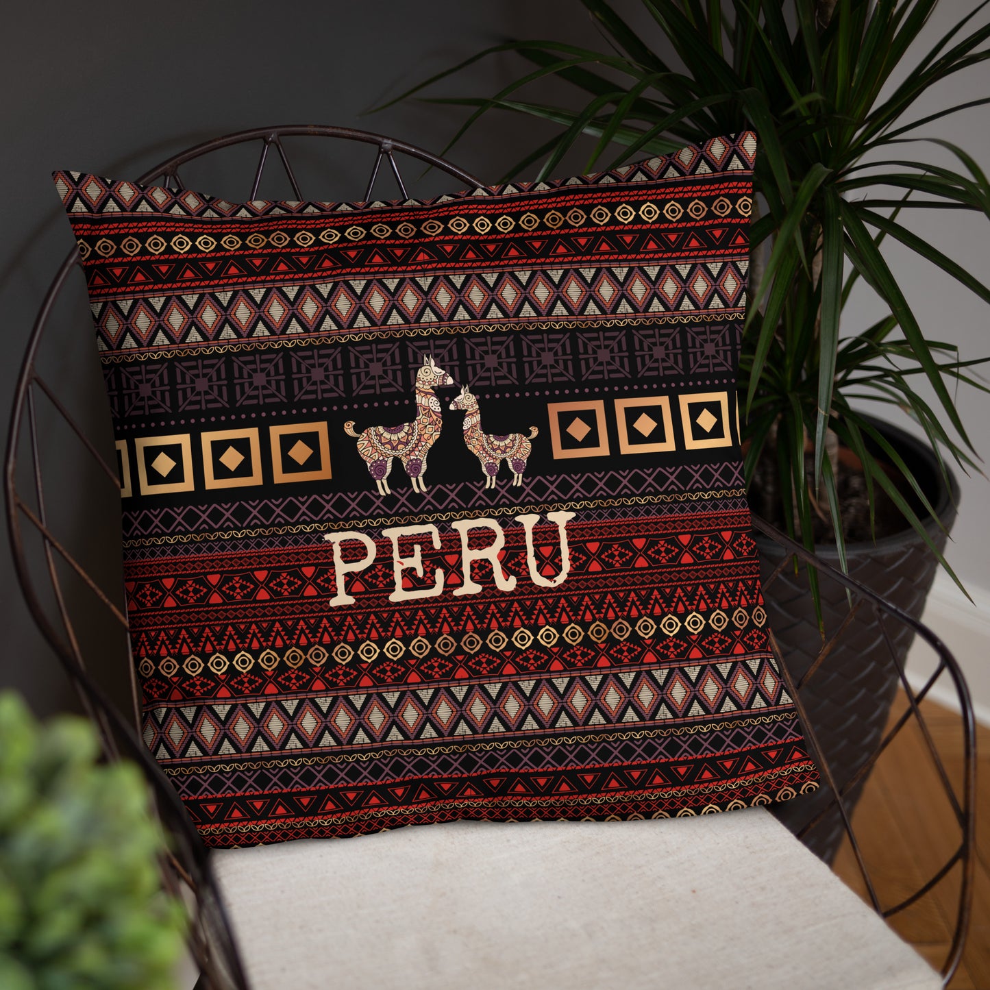 Peru Travel Gift #2 | Peru Vacation Gift | Peru Travel Souvenir | Peru Vacation Memento | Peru Home Décor | Keepsake Souvenir Gift | Travel Vacation Gift | World Travel Gift Pillow