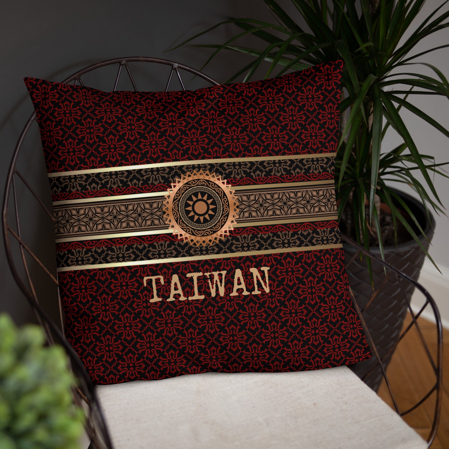 Taiwan Travel Gift #1 | Taiwan Vacation Gift | Taiwan Travel Souvenir | Taiwan Vacation Memento | Taiwan Home Décor | Keepsake Souvenir Gift | Travel Vacation Gift | World Travel Gift Pillow